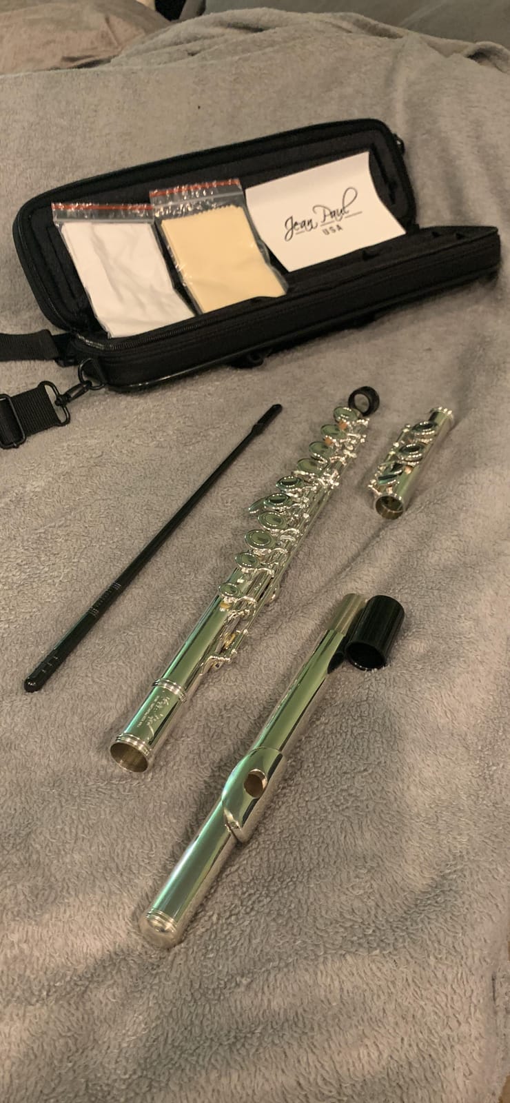 Jean Paul FL-430 Intermediate Concert Open-Hole Flute - Silver-Plated customer photo 1