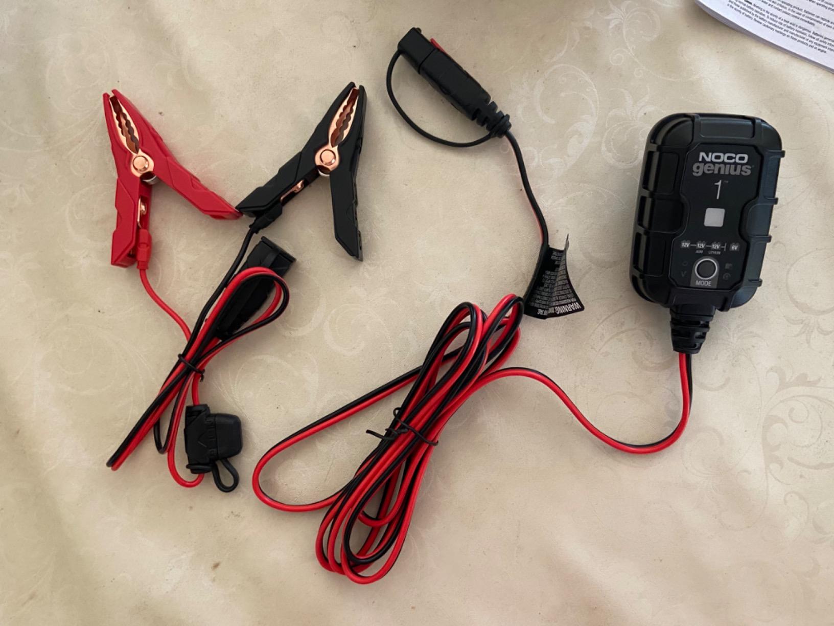 NOCO GENIUS1 1A 6/12V Smart Battery Charger, Trickle Charger & Maintainer customer photo 2