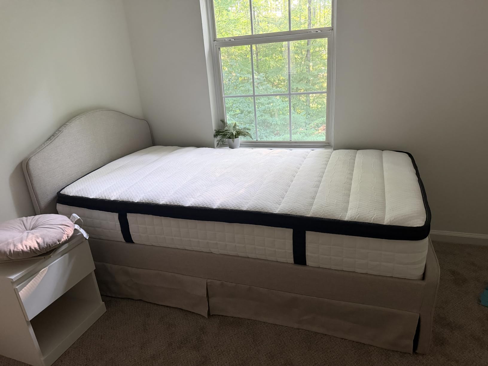 Inofia Twin XL Mattress, 12 Inch Hybrid Innerspring Cool Bed | Breathable Soft Knitted Fabric Cover, Multi Memory Foam Layers, Balanced Support for Spine Alignment, Twin XL, 80x39x12