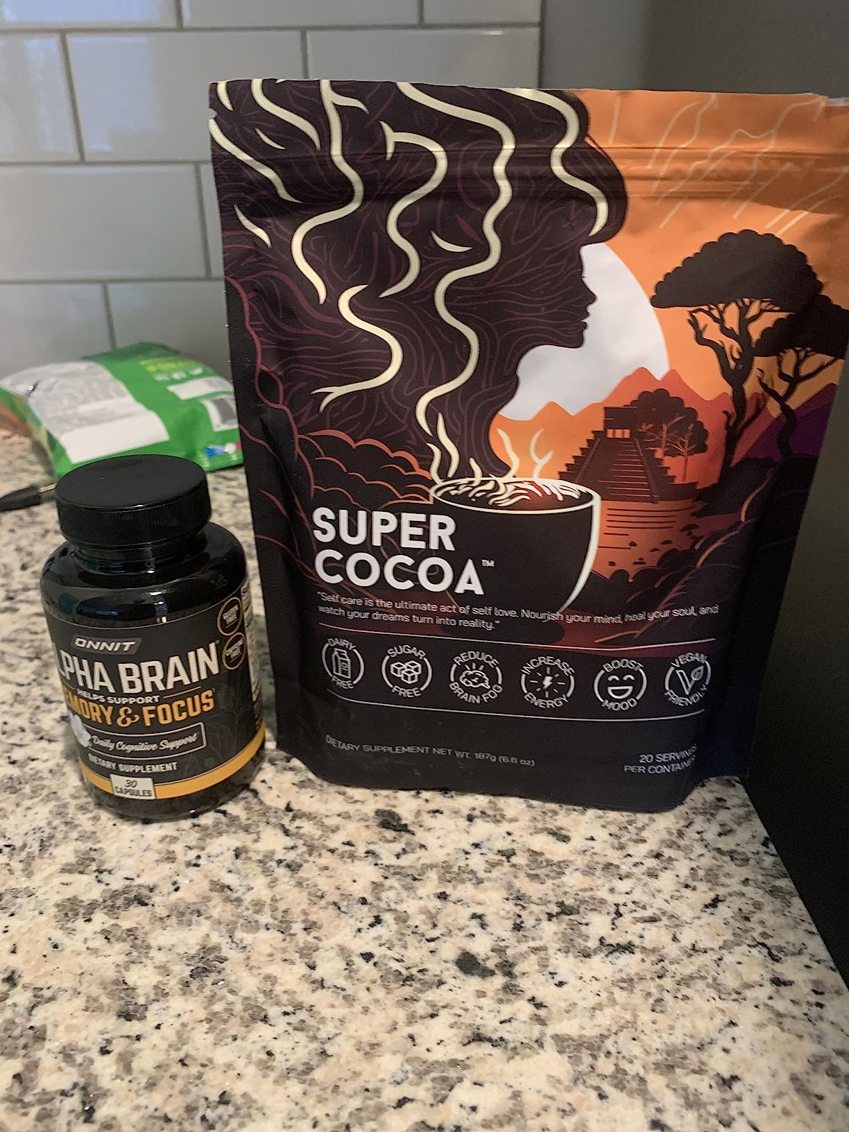ONNIT Alpha Brain Nootropic Brain Supplement for Focus & Memory, 30 Count | IGEN Non-GMO Tested; L-Theanine, Alpha GPC & Vitamin B6; brain supplement for memory, focus & mental clarity, men & women customer photo 1