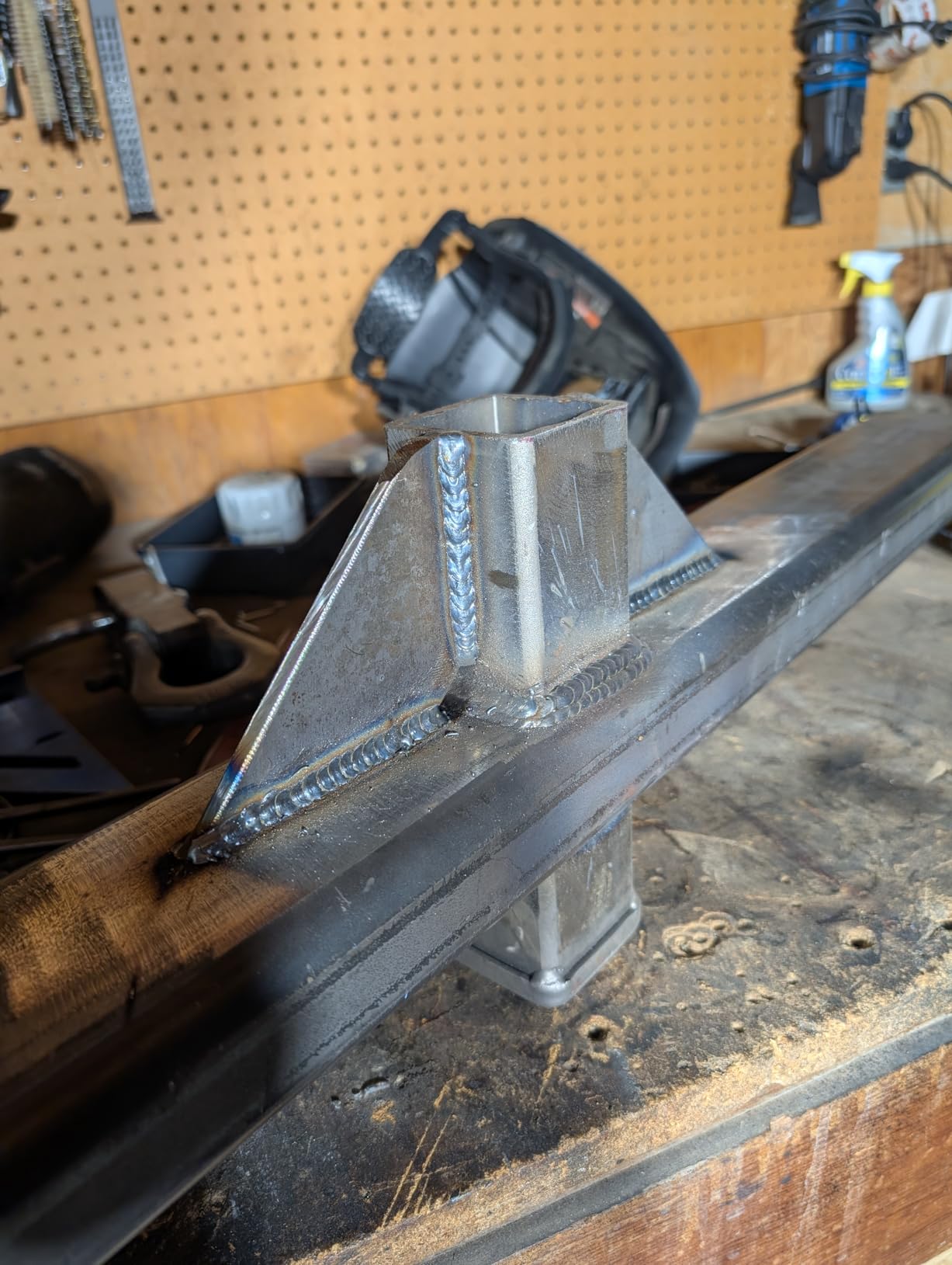 TOPTOW 64453 Trailer Hitch Receiver Tube 2-inch X 6-inch Length Combo Bar, Weld on Raw Steel customer photo 2