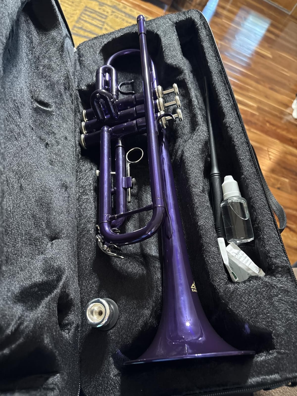 EASTROCK Bb Trumpet Standard Trumpet Set with Carrying Case,Gloves, 7C Mouthpiece and Cleaning Kit (Gold) customer photo 2