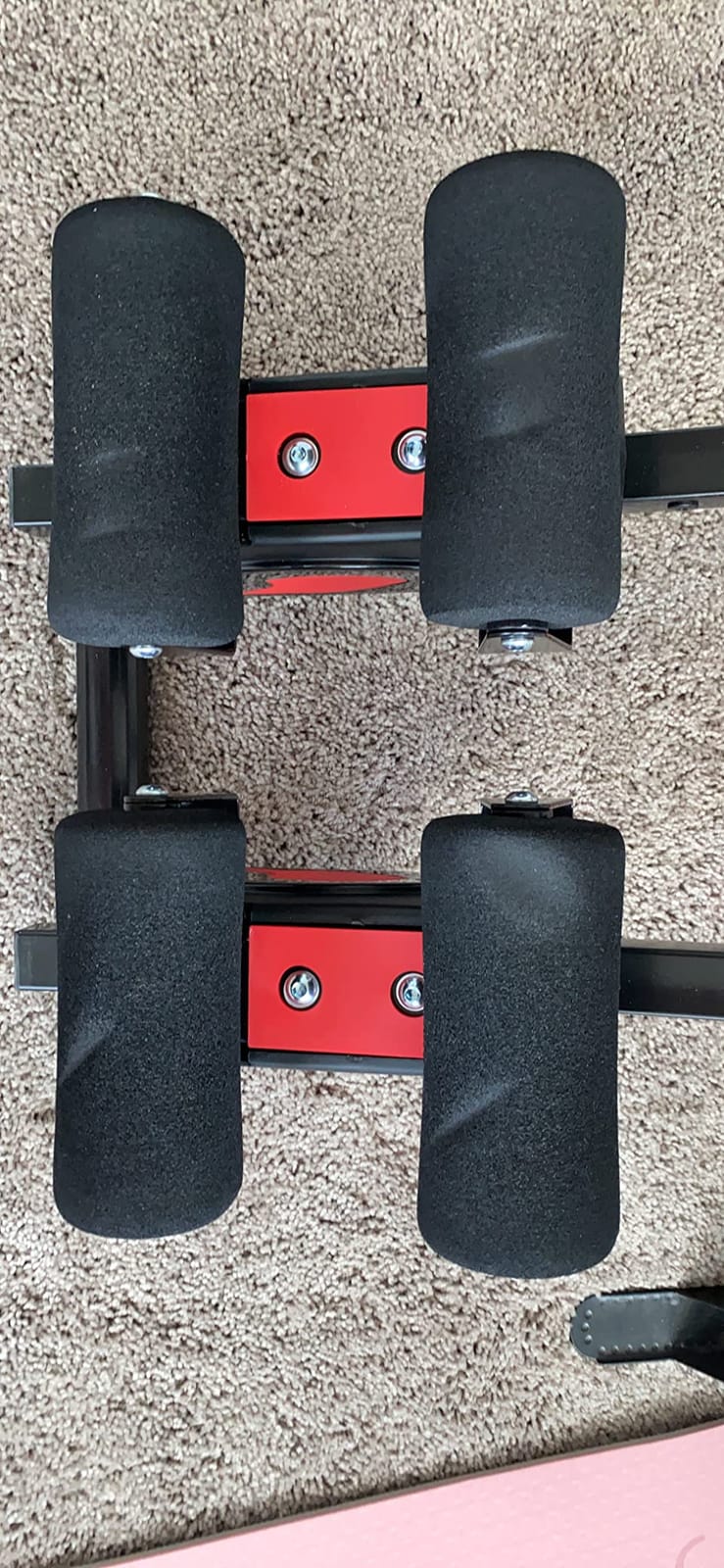 Fitlaya Fitness ab machine, ab workout equipment for home gym, Height Adjustable ab trainer, foldable fitness equipment. customer photo 2