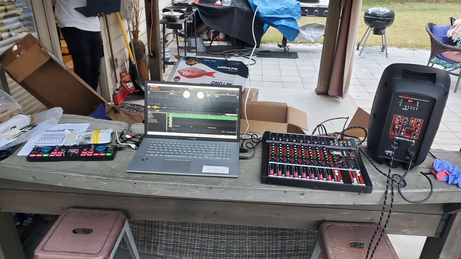 Numark DJ2GO2 Touch Compact DJ Controller | Portable, 2-Deck DJ Mixer customer photo 1