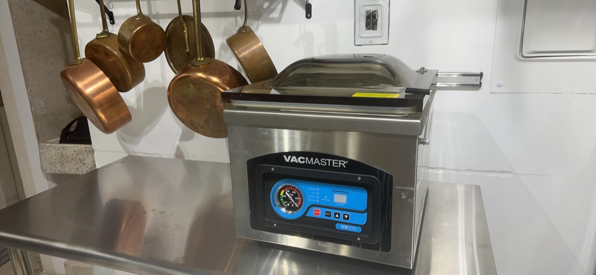 VacMaster VP230 Chamber Vacuum Sealer - Commercial Vacuum Sealer Machine for Food with 1/2 HP Oil Pump, 12.25