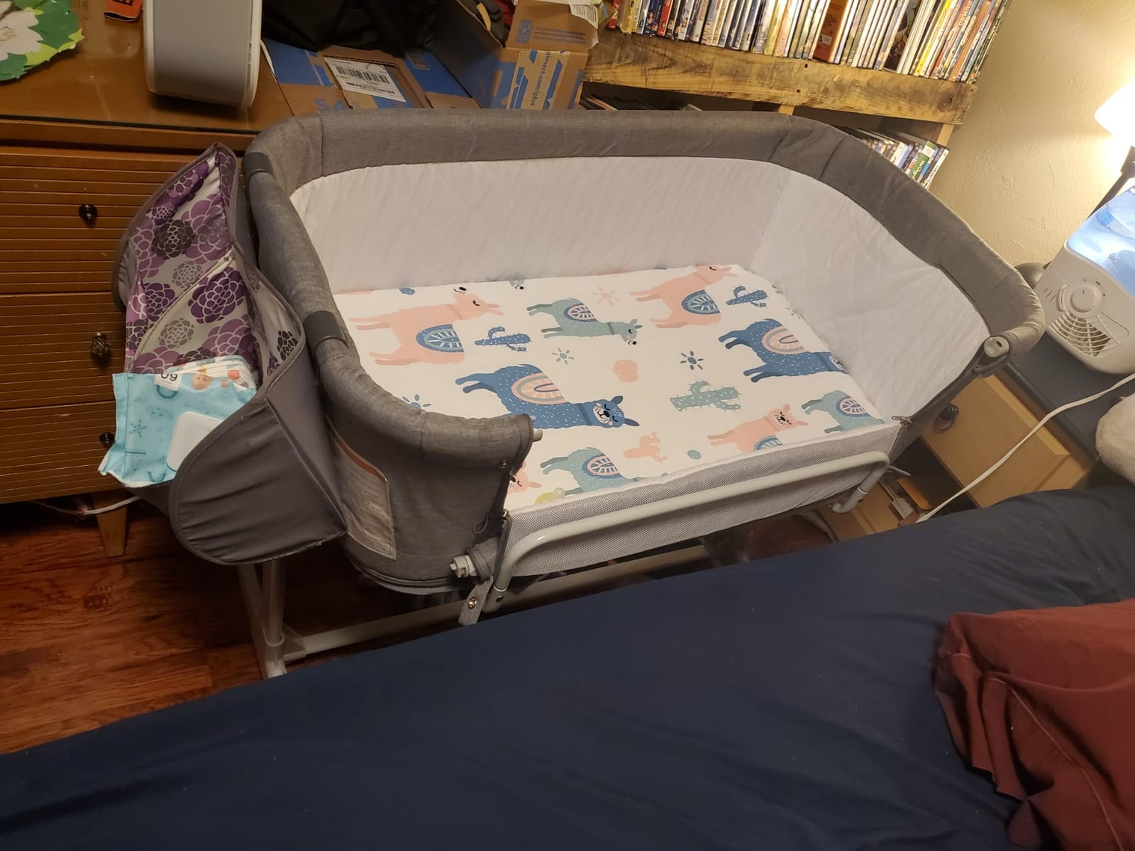 KoolerThings 3 in 1 Baby Bassinet, Bedside Sleeper, & Playpen, Easy Folding Portable Crib (Grey) - KoolaBaby customer photo 1
