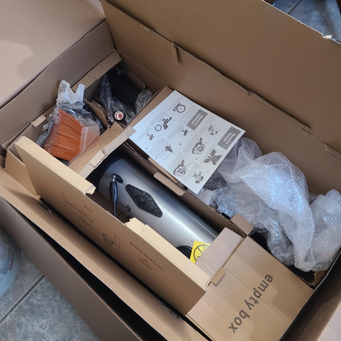 Celestron StarSense Explorer LT 114AZ App-Enabled Telescope - 114mm Newtonian Reflector with Smartphone Dock & StarSense App - iPhone & Android Compatible - Easy-to-Use for Beginners customer photo 1