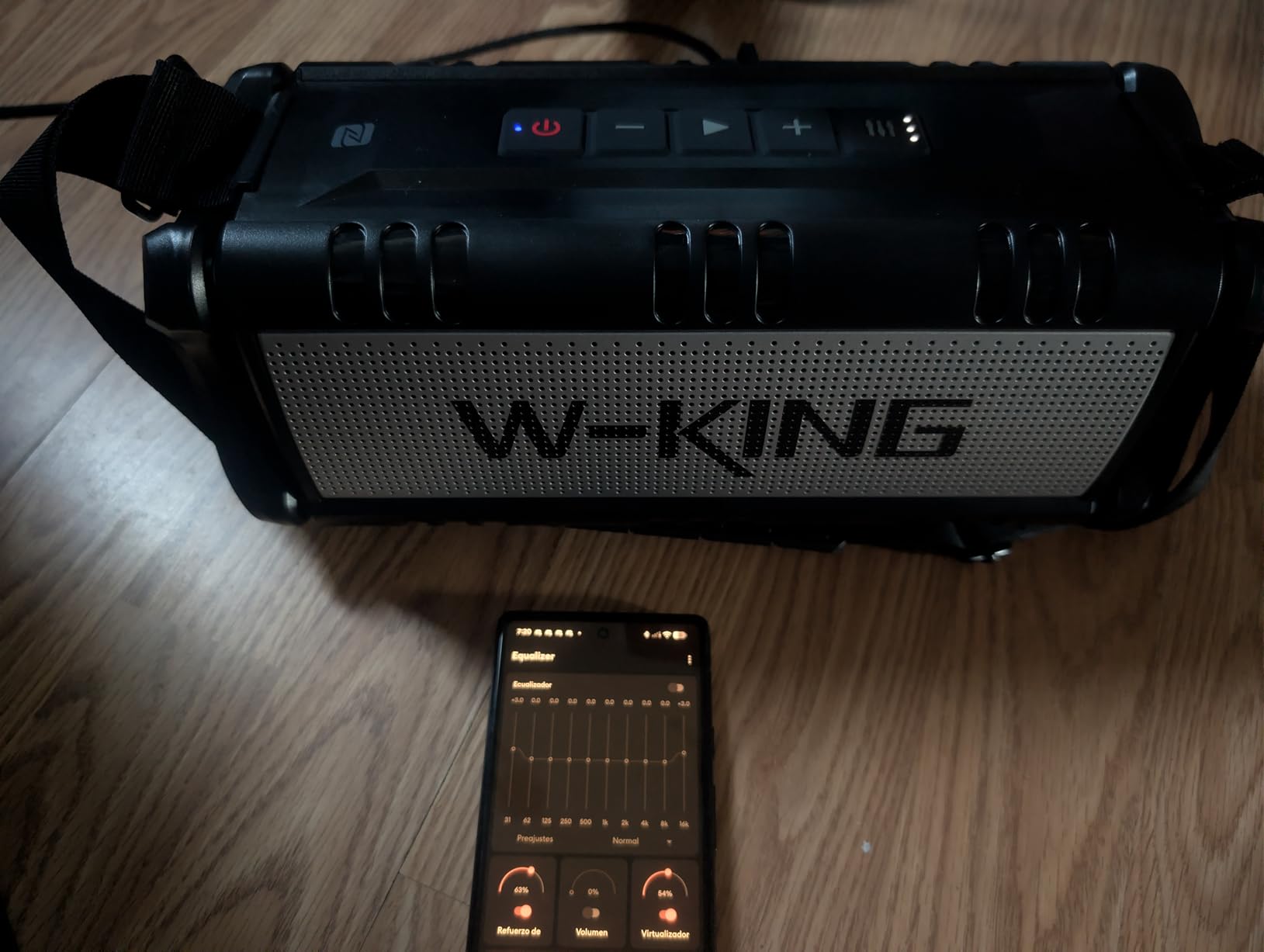W-KING Bluetooth Speaker, 90W Max Loud IPX6 Waterproof Portable Speaker, 50W Deep Bass/Subwoofer *2/40H/EQ/TF/AUX, 105dB Large Boombox Outdoor Speakers Bluetooth Wireless for Party/Camping/Jobsite customer photo 2