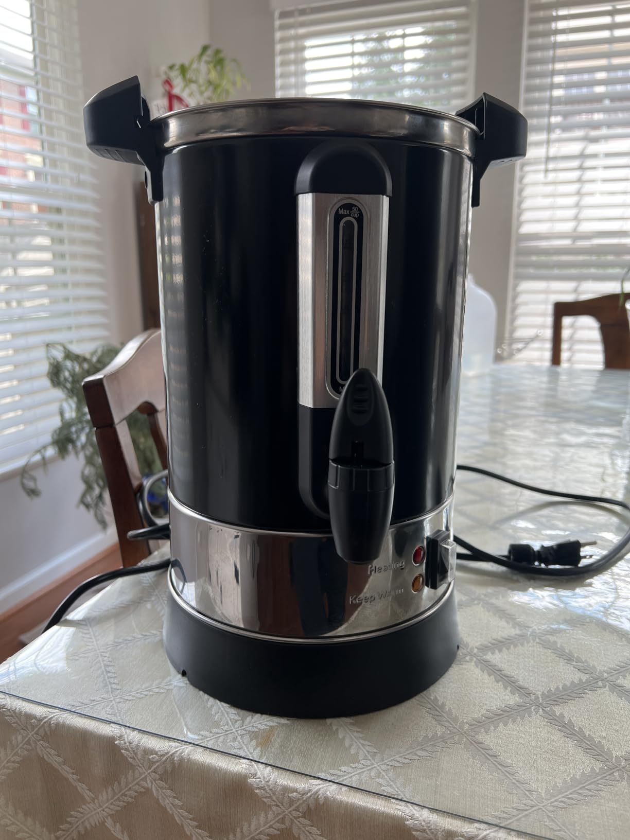 Zulay Commercial Coffee Maker, Coffee Urn 100 Cup, Large Coffee Percolator - 100 Cup Coffee Maker with Double-Wall Stainless Steel, Commercial Coffee Urn Quick Brew Tea Percolator for Events - Silver customer photo 1
