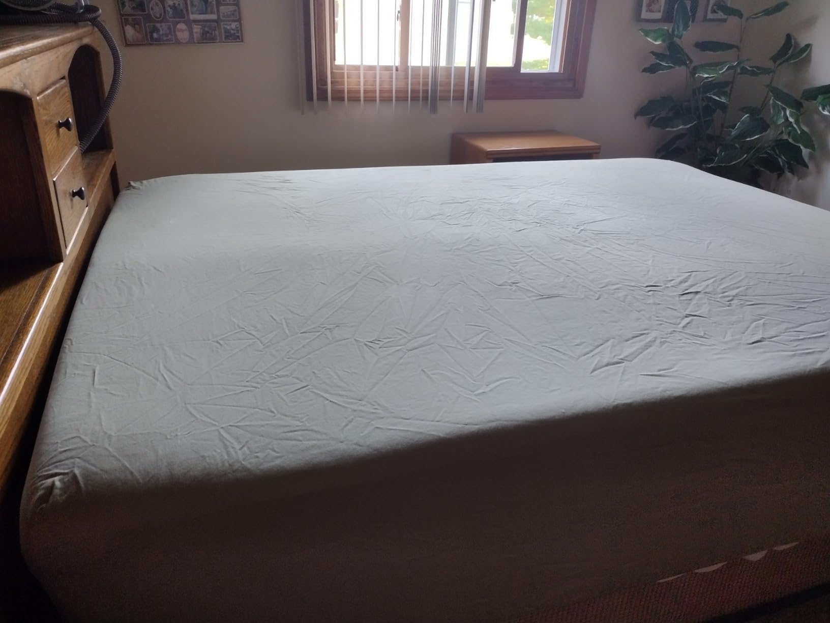 BedStory Firm Mattress Topper Queen - 3 Inch Hard Mattress Topper for Back Pain Relief - High Density Memory Foam, CertiPUR-US Certified customer photo 1