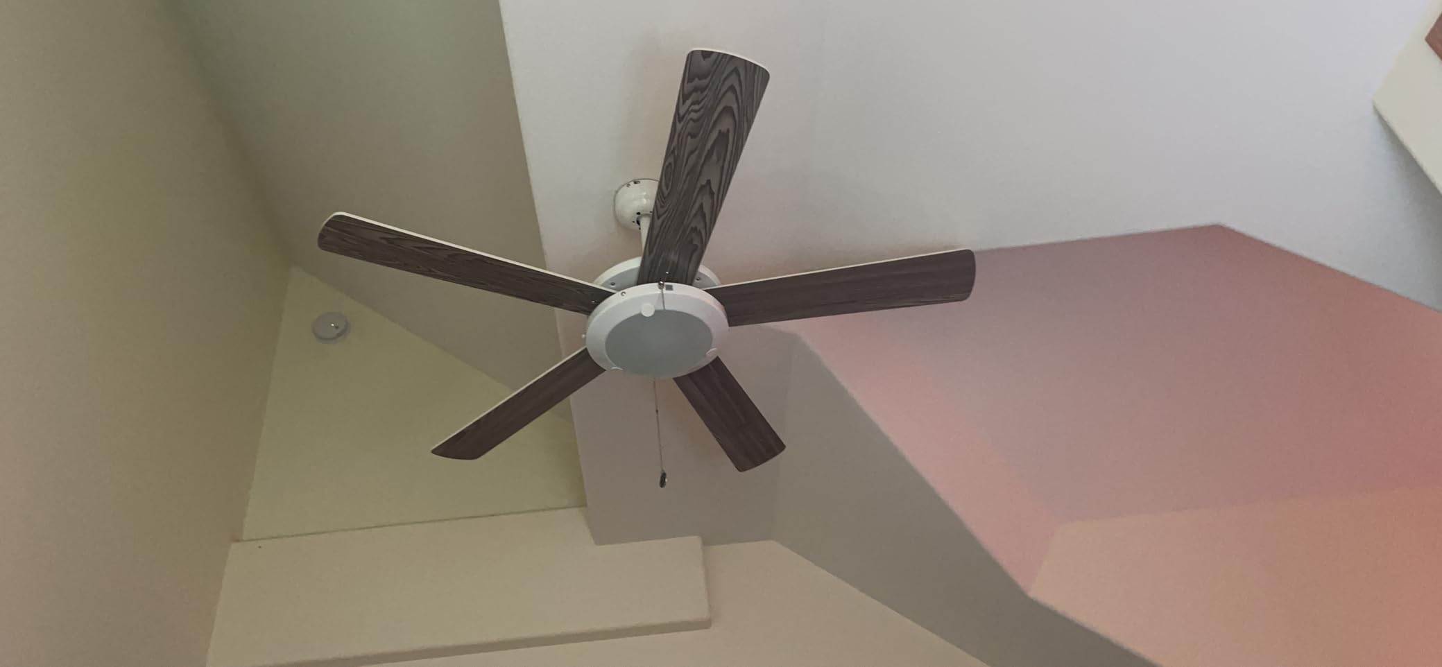 7233600 Comet Indoor Ceiling Fan with Light, White | Indoor installation, Dimmable LED light, Frosted glass, Reversible blades, Contemporary styling customer photo 2
