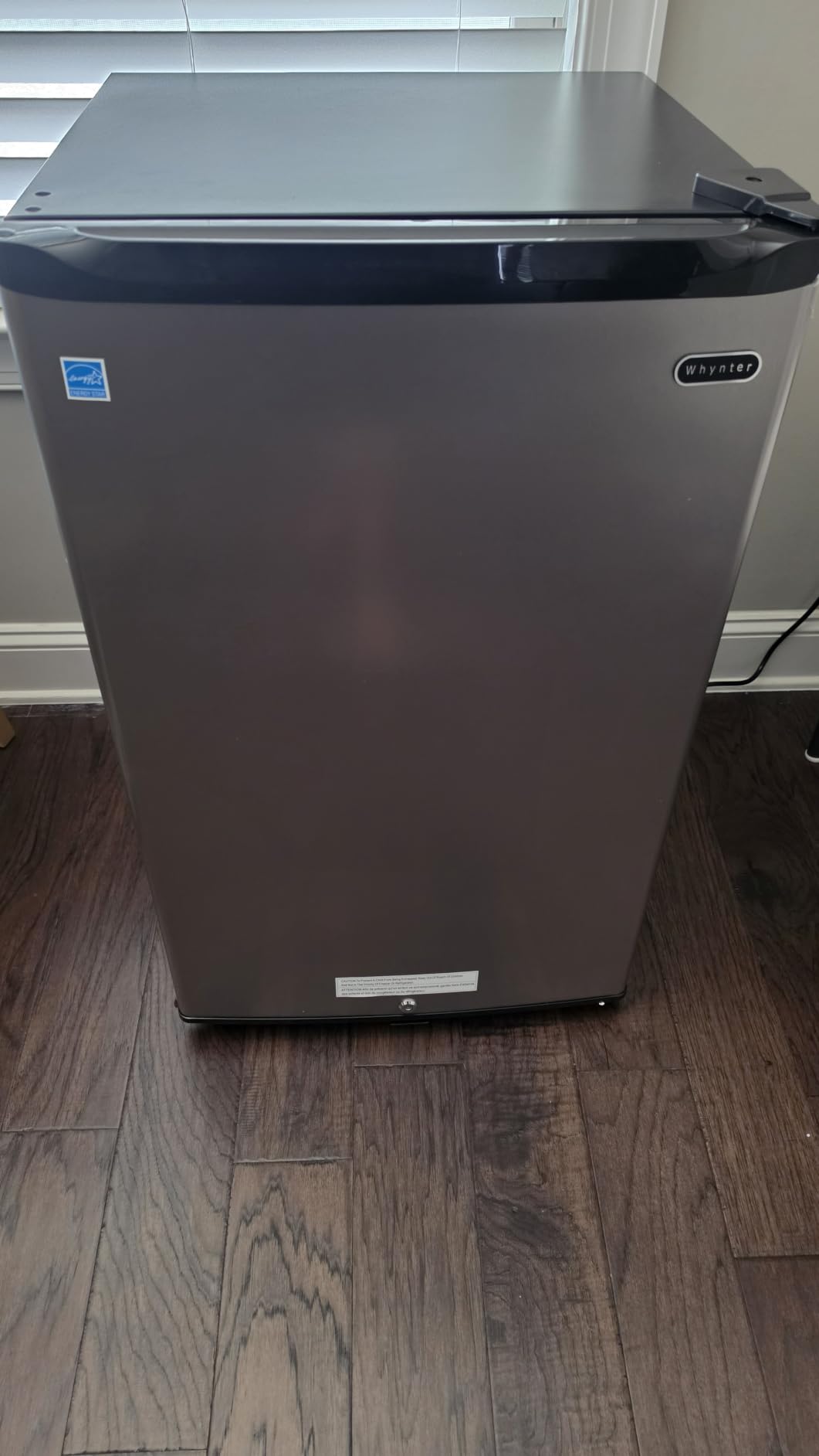Whynter Upright Freezer/Fridge Convertible 3 Cu Ft Energy Star, CUF-301SS | Adjustable Thermostat and Security Lock, Energy Star Rated, Reversible Door, Adds Compact Frozen Storage at Home customer photo 1