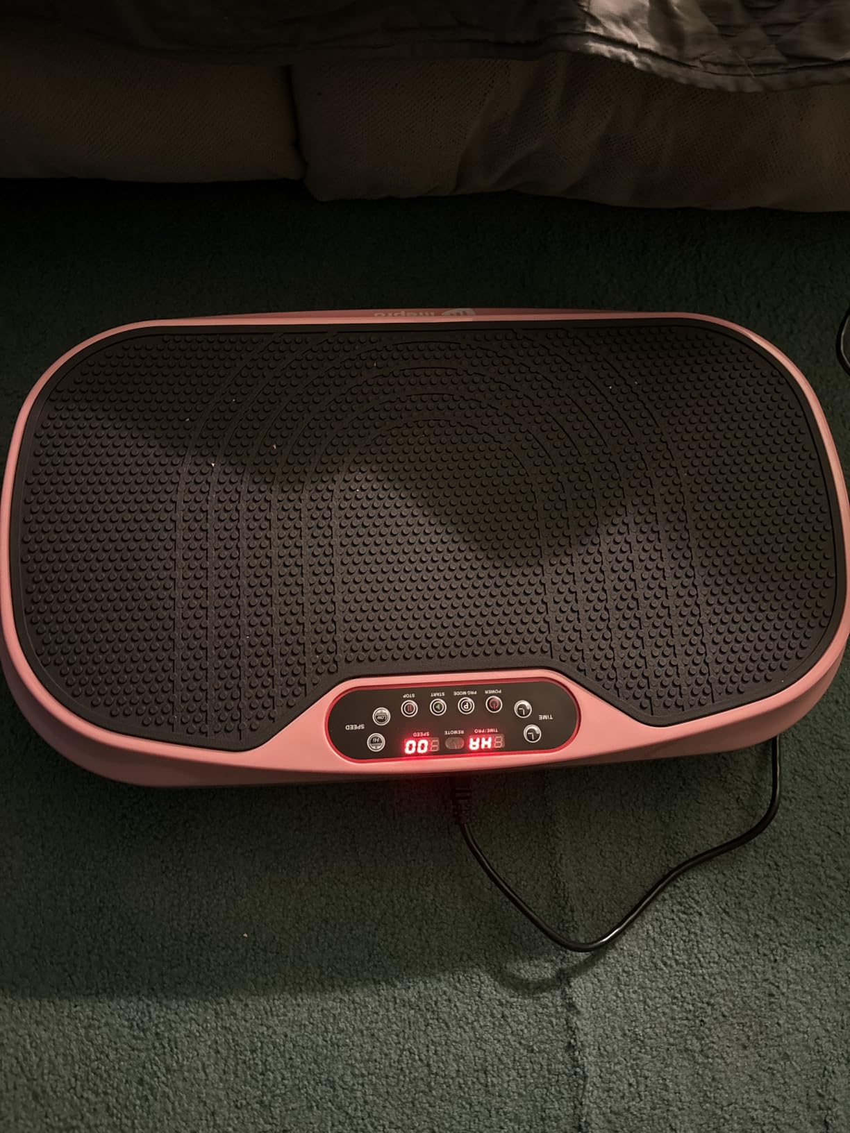 Lifepro Waver Mini Vibration Plate Exercise Machine with Remote & Bands - Compact Whole Body Vibrating Plate for Lymphatic Drainage & Muscle Toning - Shake Machine with 99 Speed Levels & 10 Presets customer photo 1