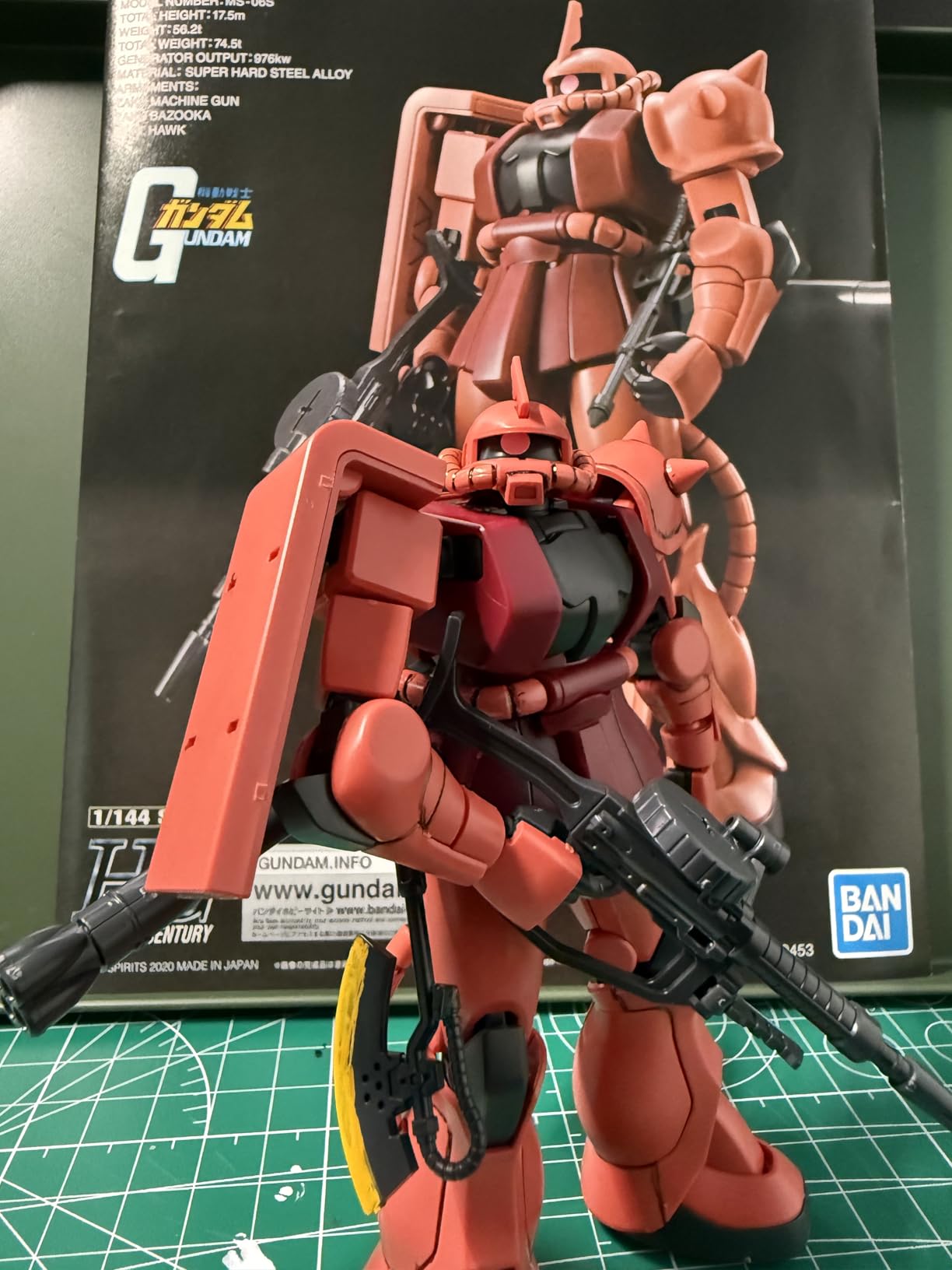 Bandai Hobby - Mobile Suit Gundam - #234 MS-06S Zaku II HGUC 1/144 Model Kit customer photo 1