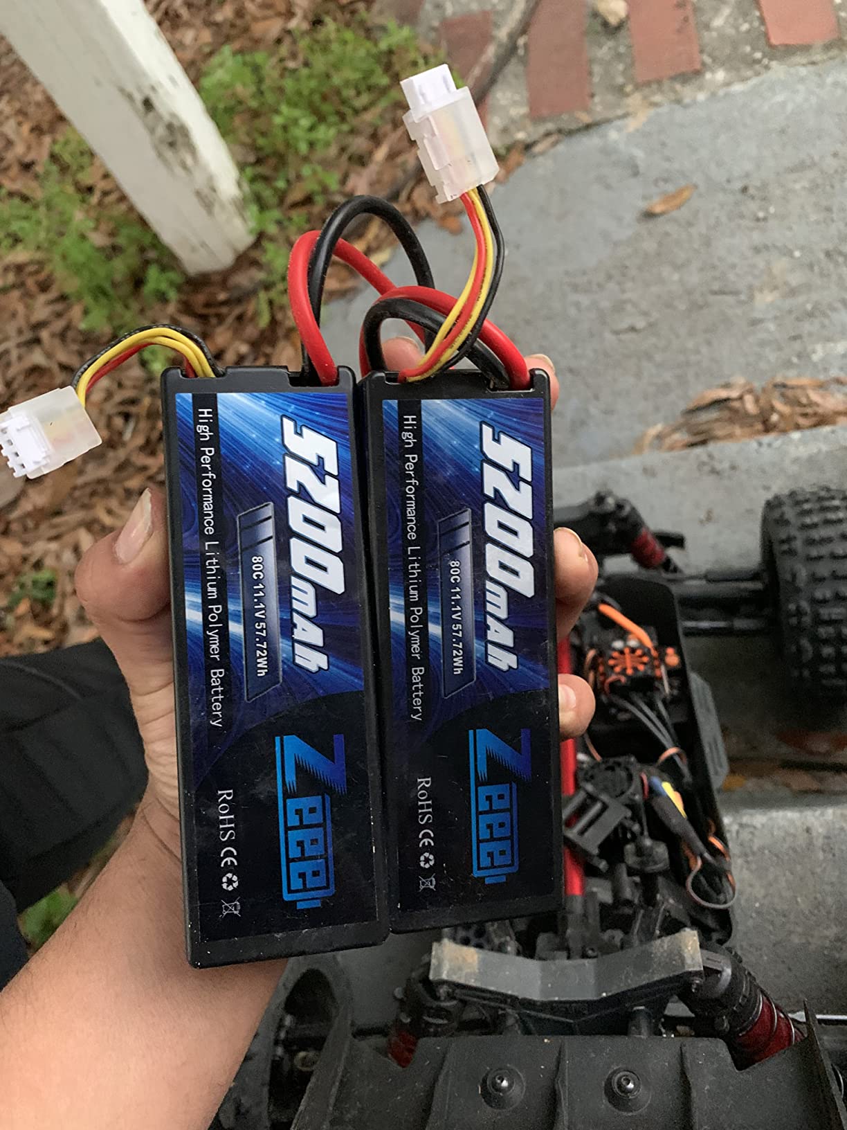 Zeee 11.1V 80C 5200mAh 3S Lipo Battery with EC5 Connector (2 Packs) customer photo 1
