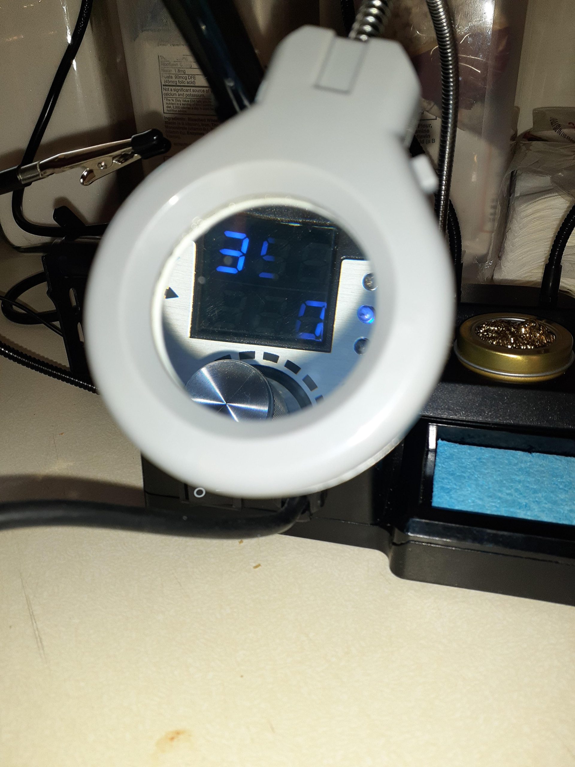 X-Tronic 3060-PRO 75W Soldering Iron Station Kit, 5 Extra Tips, Mini Mag Lamp, 4 Helping Hands, Solder Sucker, Tweezers, 50g Solder, Brass Sponge w/Flux, Sleep Func, C/F, 3 Temp Presets customer photo 1