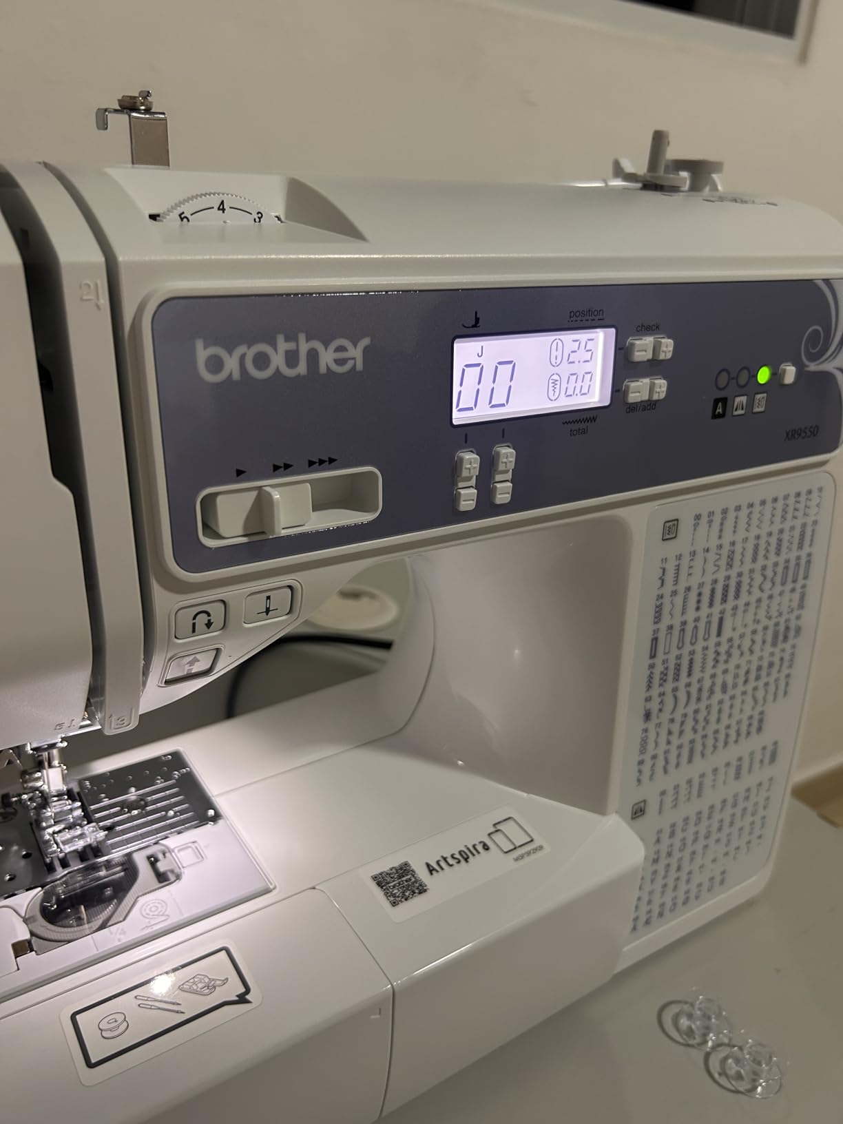 Brother XR9550 Computerized Sewing and Quilting Machine, 165 Built-in Stitches, LCD Display, Wide Table customer photo 1