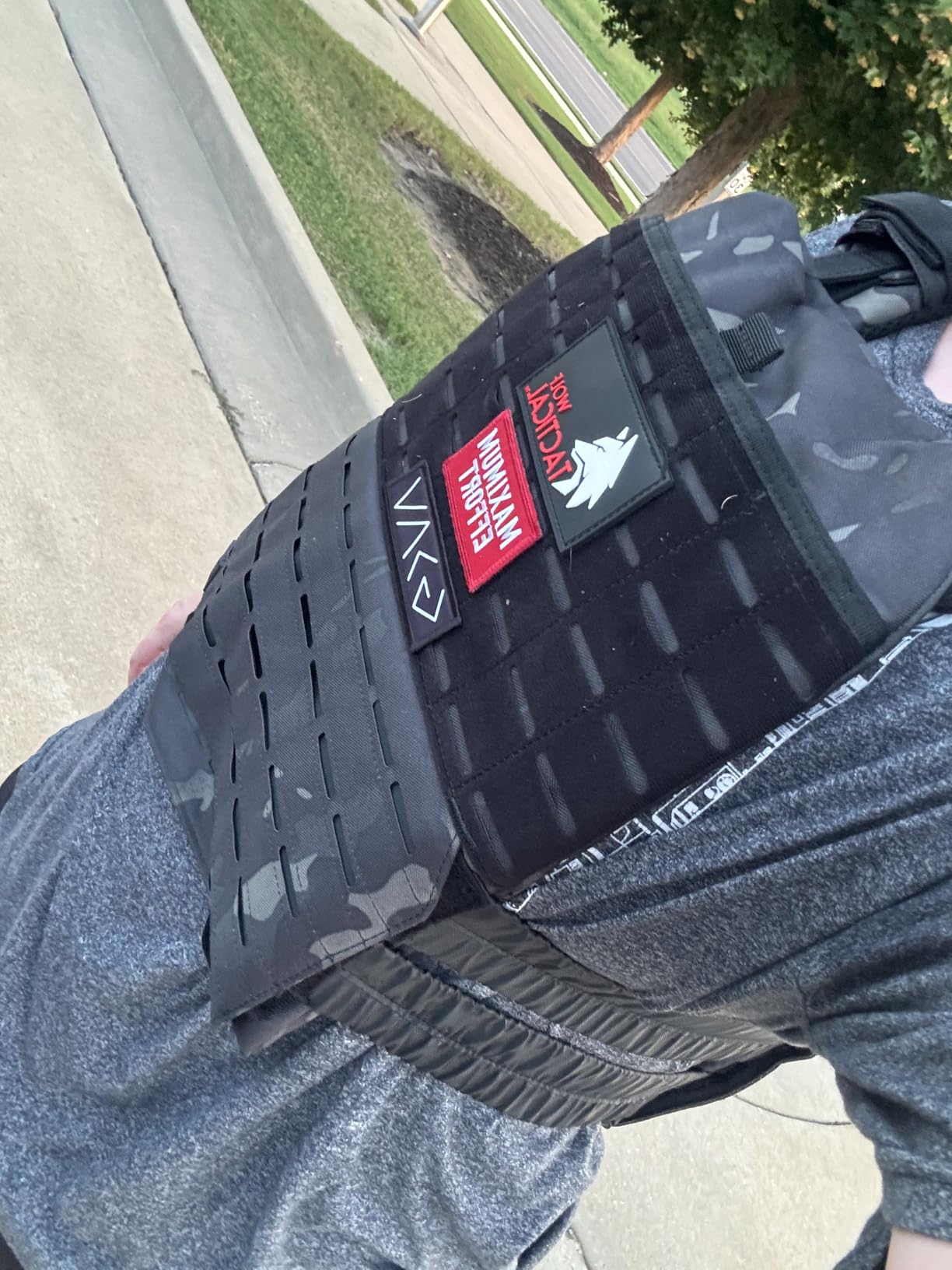 Wolf Tactical Adjustable Weighted Vest for Men & Women - Rucking, Workout, Running, Walking & CrossFit customer photo 2