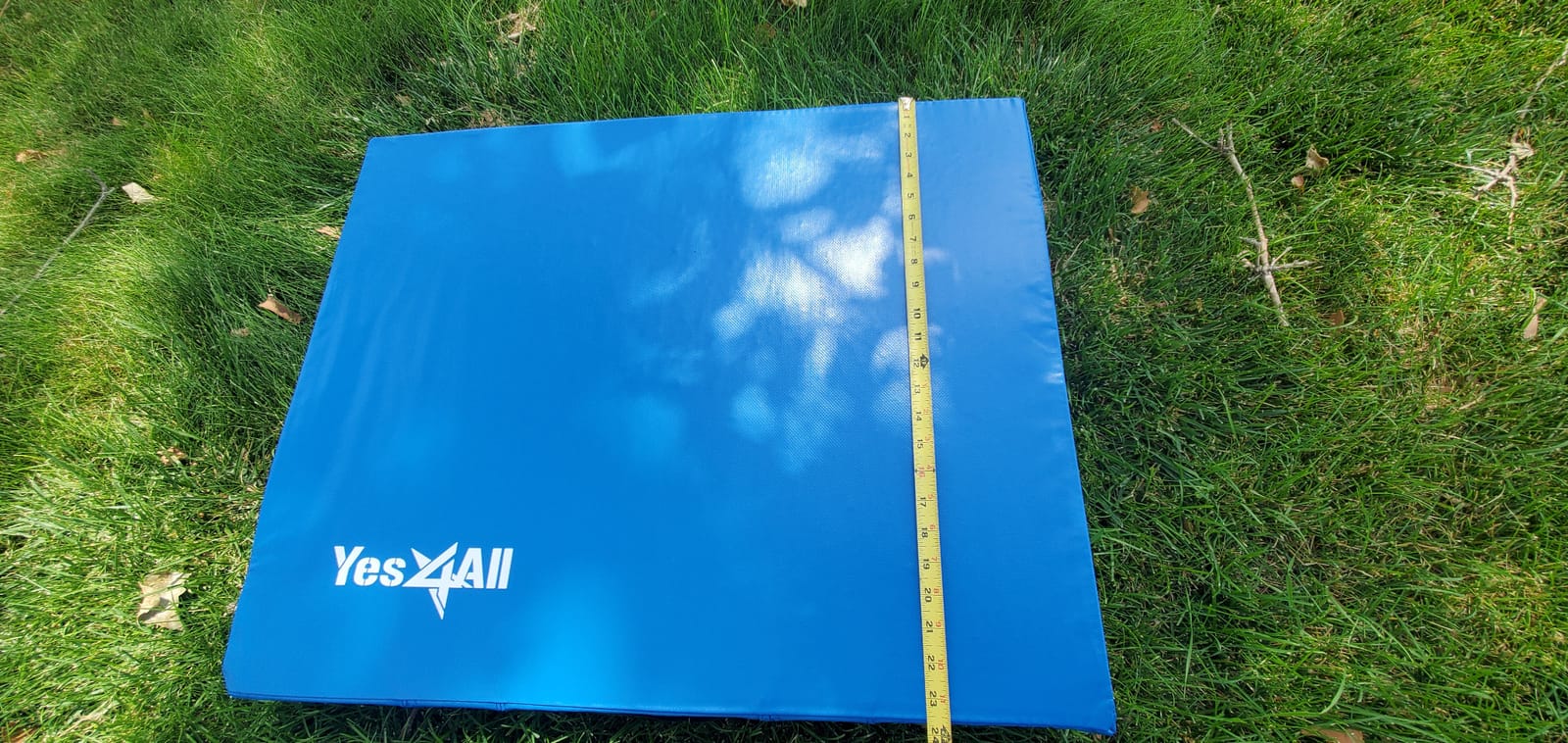 Yes4All Silencer Drop Pads/Weightlifting Drop Pads with PVC Cover & Easy Carry Handles - Sold in Pairs customer photo 1