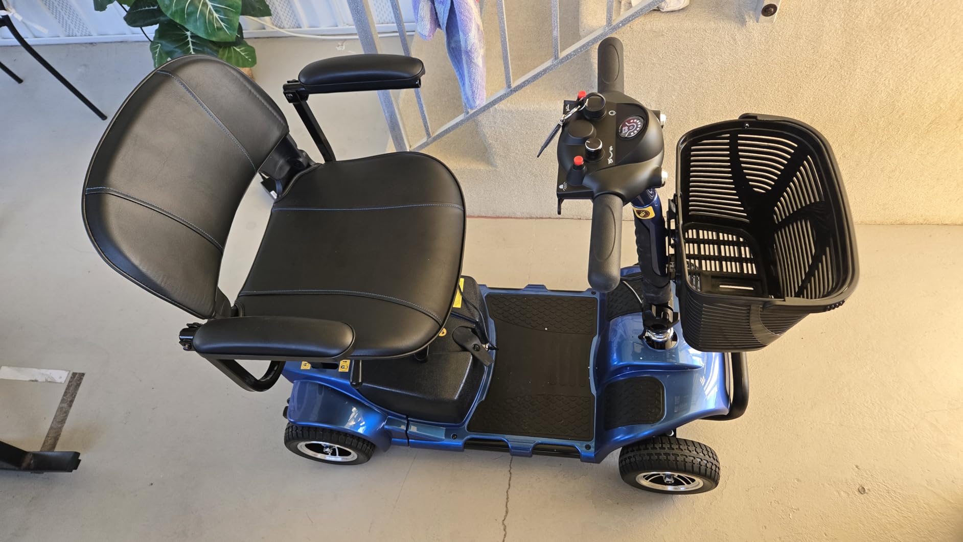 Vive 4 Wheel Mobility Scooter - Electric Powered Wheelchair Device | Compact Heavy Duty Mobile for Travel, Adults, Elderly - Long Range Power Extended Battery with Charger & Basket customer photo 2