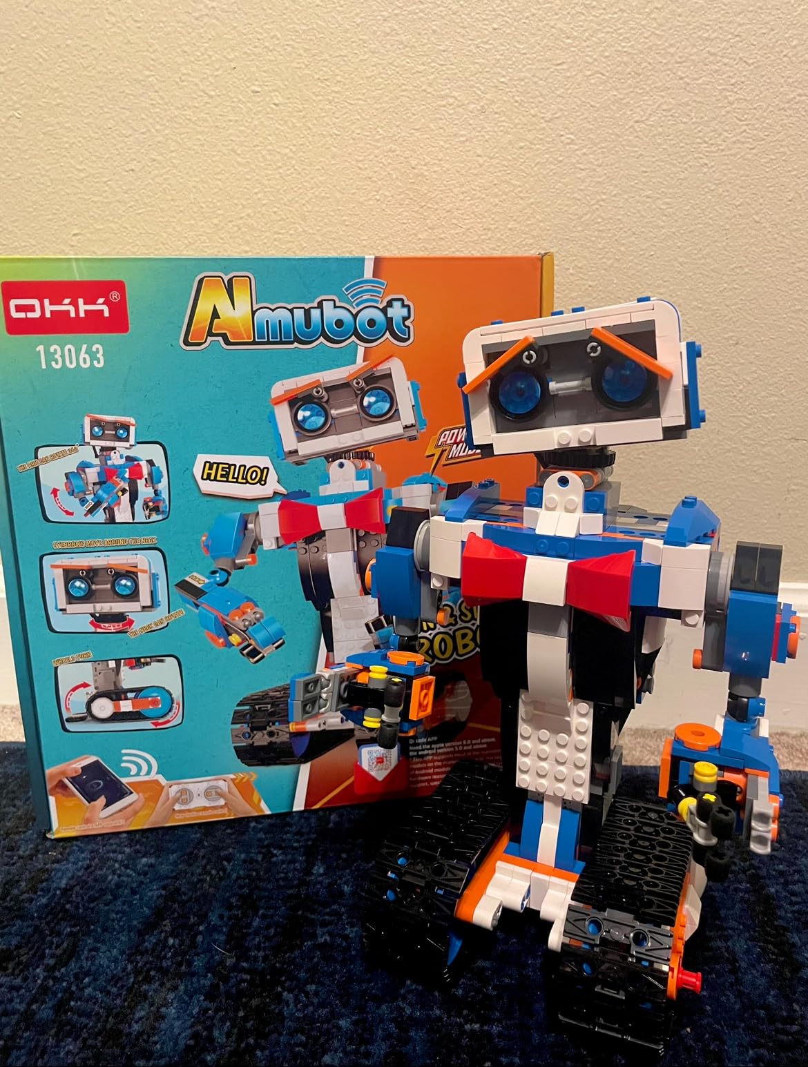Robot Building Kit for Kids Ages 6-12, Remote Control STEM Coding Toy | 635-Piece Rechargeable Robot Kit, 5 APP Modes Control, Creative Programming, DIY Build Fun, Birthday gift for Boys and Girls customer photo 1