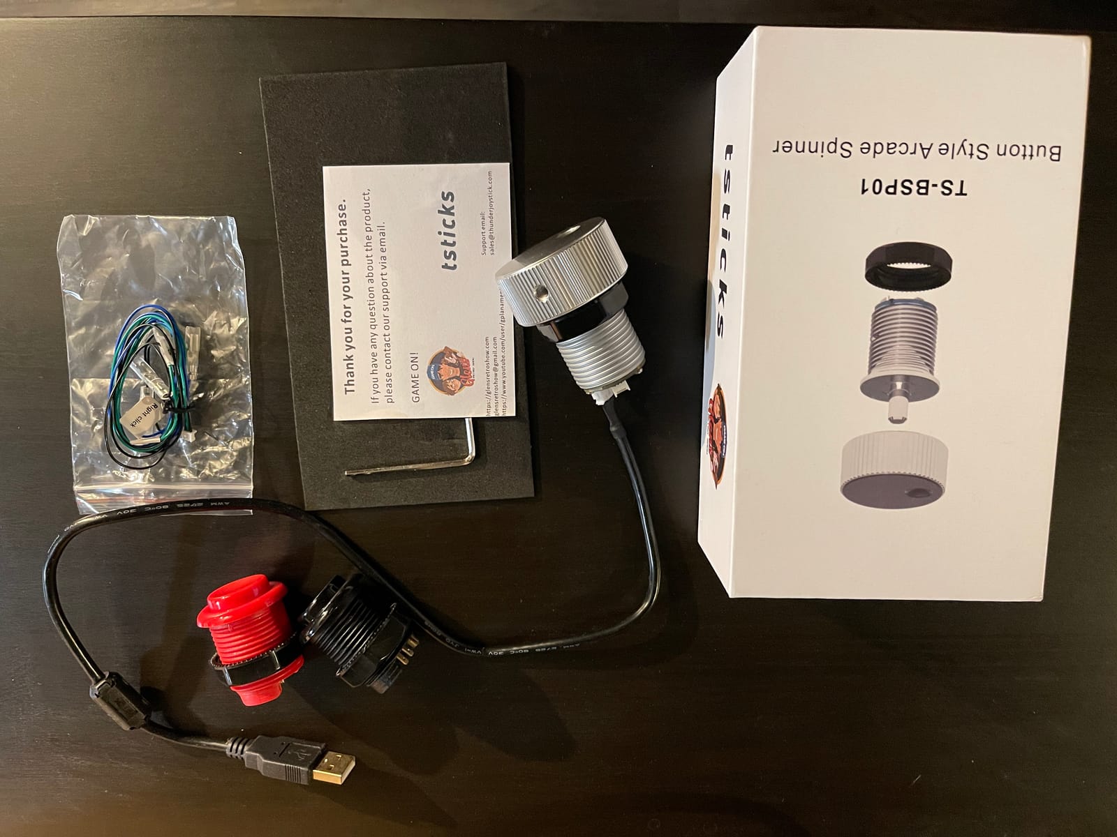 GRS USB Button Hole Spinner customer photo 2