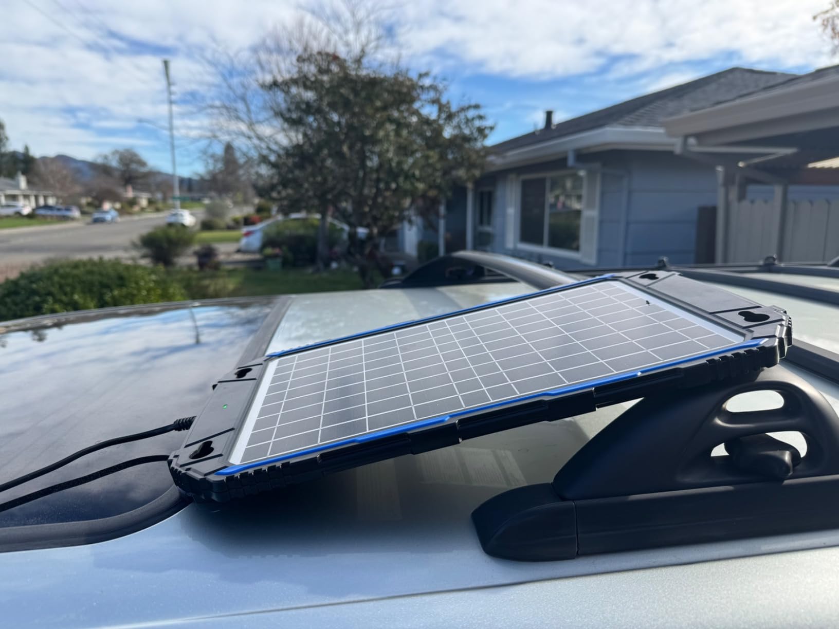 SUNER POWER Waterproof 12W 12V Solar Battery Charger & Maintainer Pro, Built-in UltraSmart MPPT Charge Controller, 12 Volt Solar Panel Trickle Charging Kits for Car Automotive Boat Marine RV Trailer customer photo 2