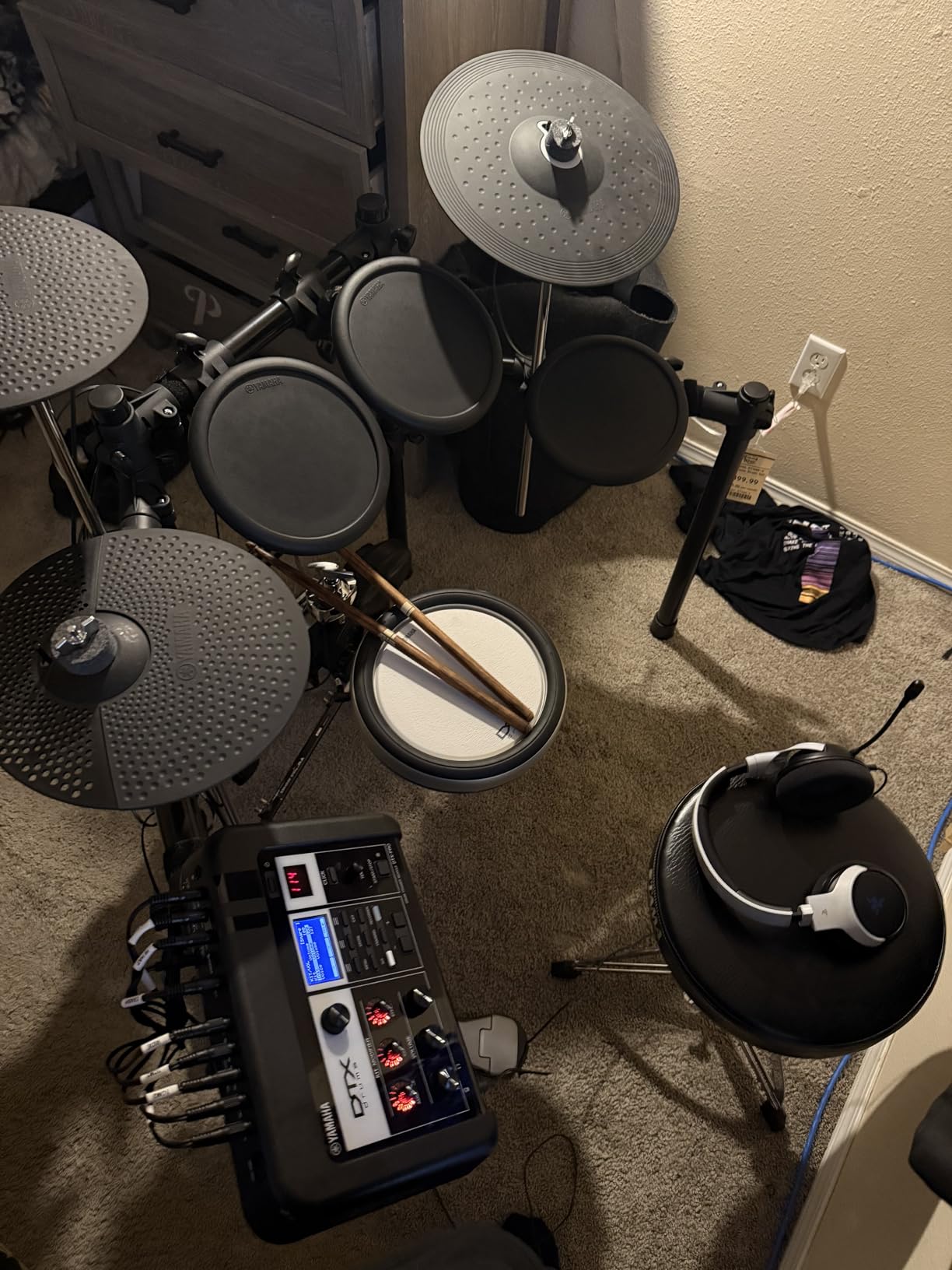 Yamaha DTX6K-X Electronic Drum Set with DTX-PRO Module, 70 Premium Customizable Kits, Kit Modifier Controls, USB Audio/MIDI, Silent Silicone Heads customer photo 1