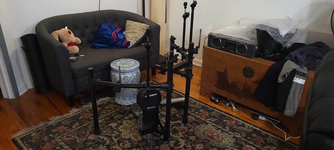 Roland TD-07KV Electronic V-Drums Kit - Legendary Dual-Ply All Mesh Head kit with superior expression and playability - Bluetooth Audio & MIDI customer photo 2
