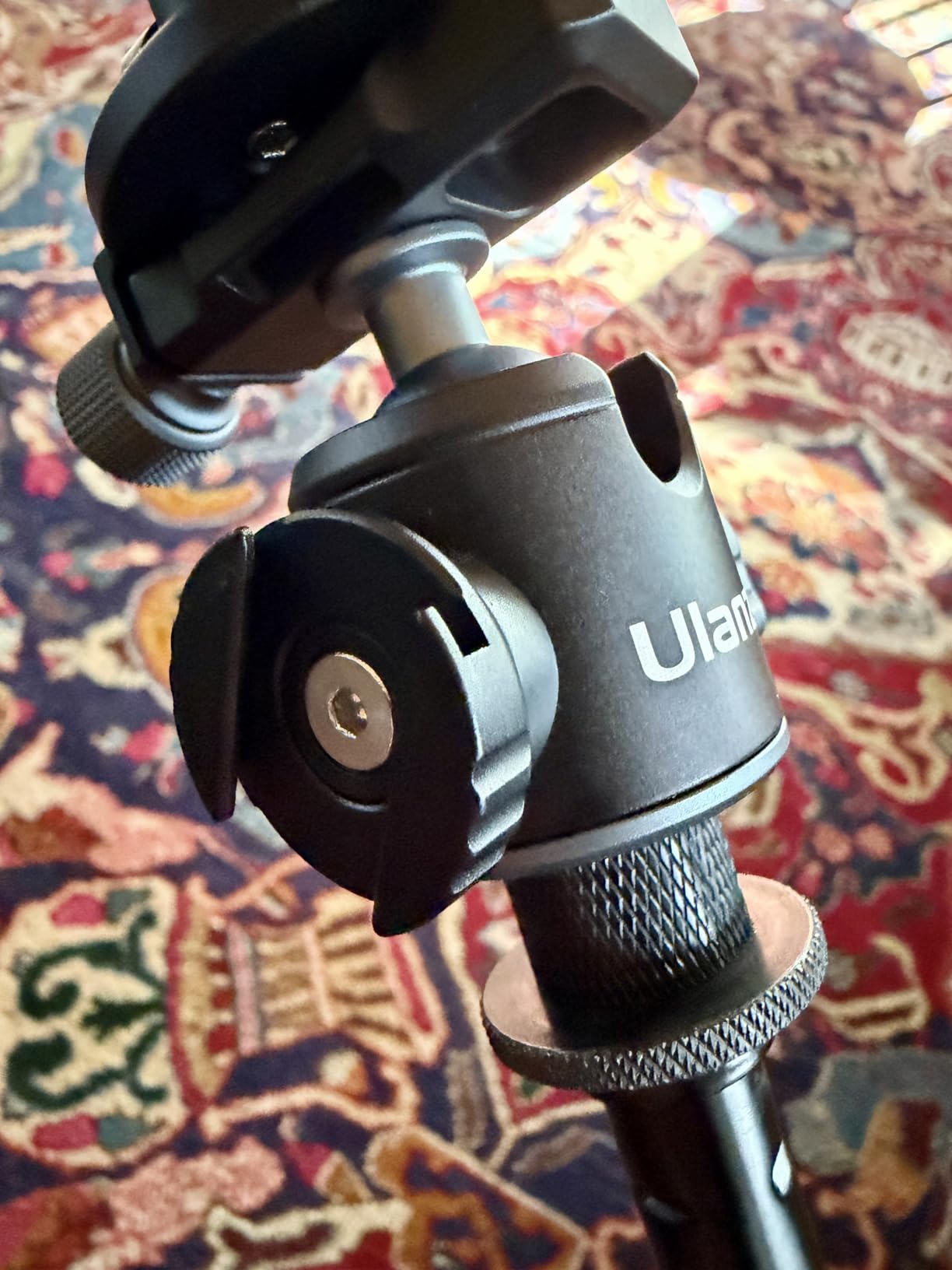 ULANZI U-80L Metal Ball Head Camera Mount Arca Swiss 360 Rotating with Quick Release Plate & Cold Shoe, 22lbs/10kg Load for 1/4
