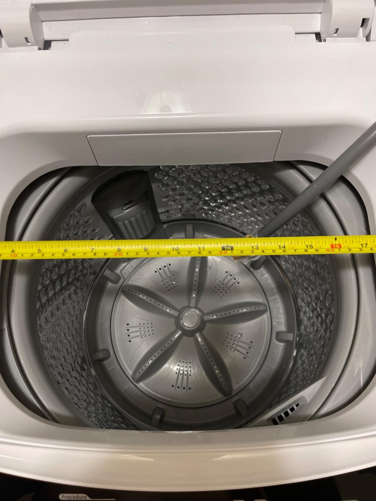 BLACK+DECKER Small Portable Washer, Washing Machine for Household Use, Portable Washer 2.0 Cu. Ft. with 6 Cycles, Transparent Lid & LED Display customer photo 2