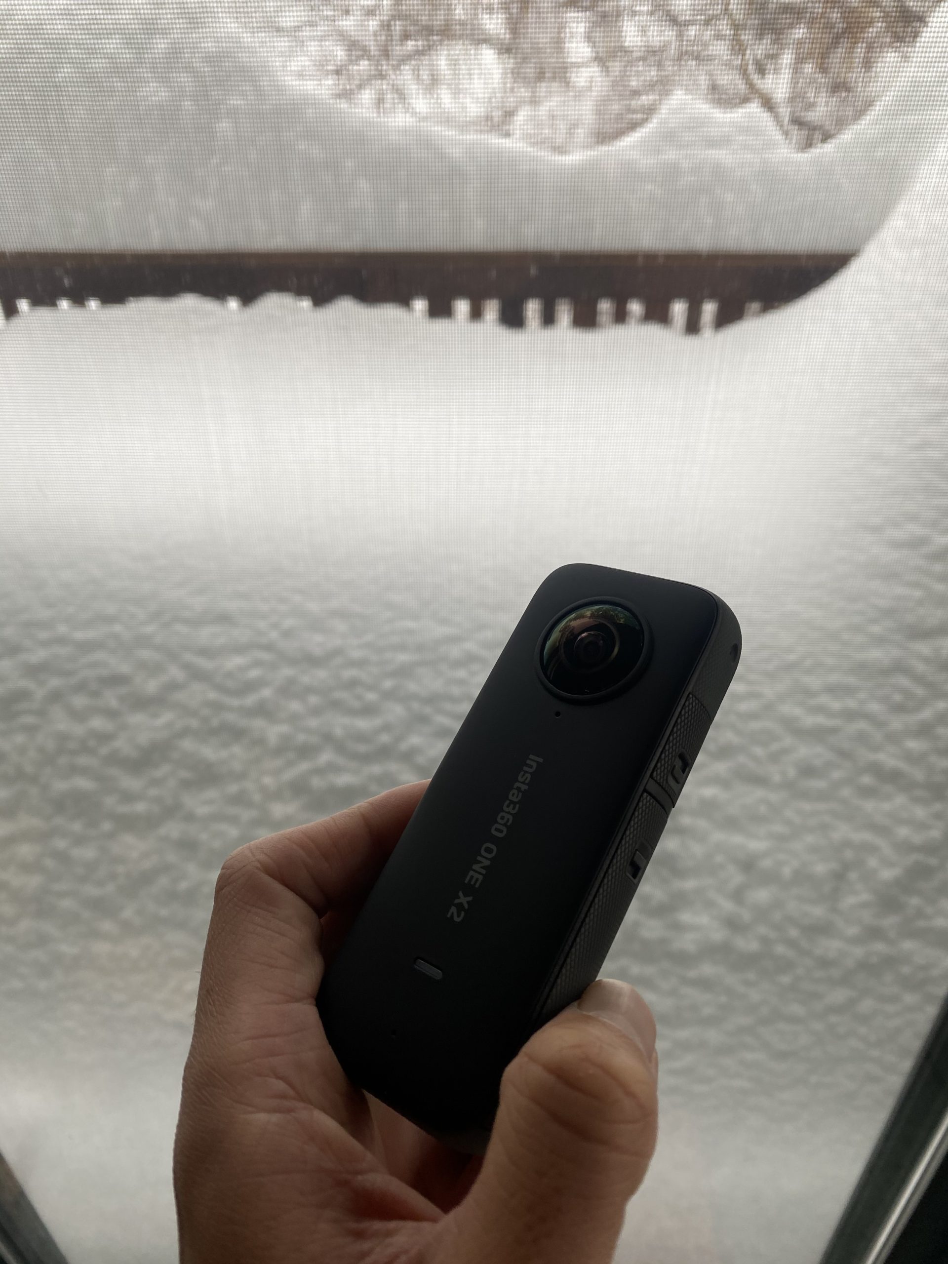 Insta360 ONE X2 360 Degree Waterproof Action Camera, 5.7K 360, Stabilization, Touch Screen, AI Editing, Live Streaming, Webcam, Voice Control customer photo 1
