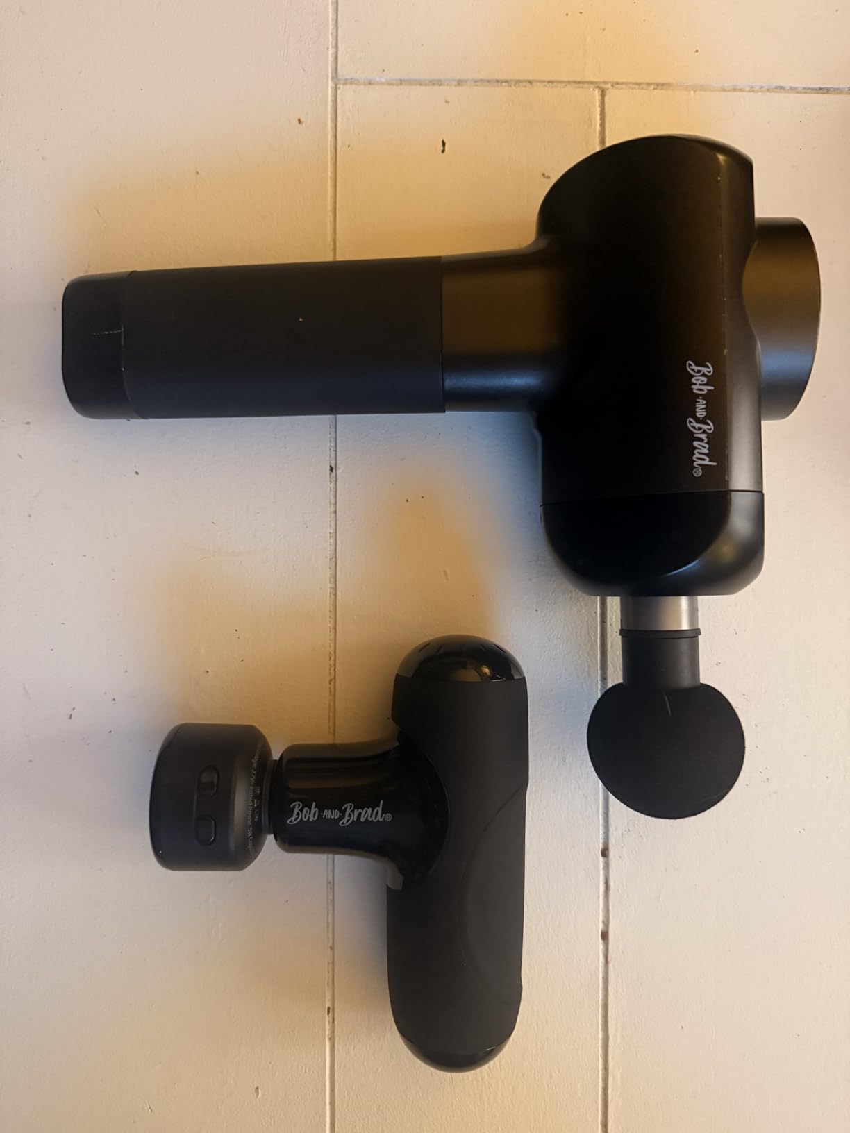 BOB AND BRAD Q2 Mini Massage Gun, Pocket-Sized Deep Tissue Massager Gun, Portable Percussion Muscle Massager Gun, Ultra Small & Quiet Muscle Massage Gun for Muscle Recovery with Carry Case customer photo 2