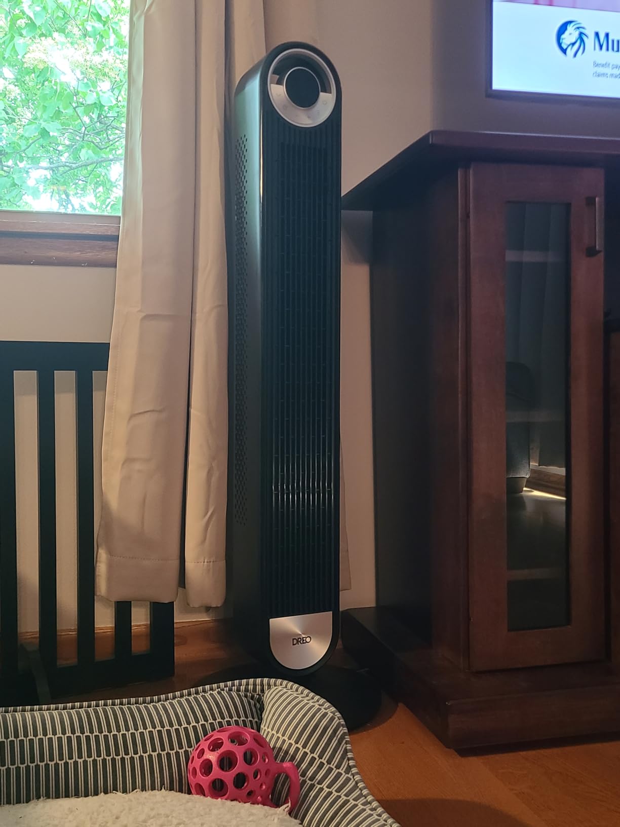 DREO Tower Fan for Bedroom, Upgraded DC 28ft/s Velocity, 9 Speeds customer photo 2