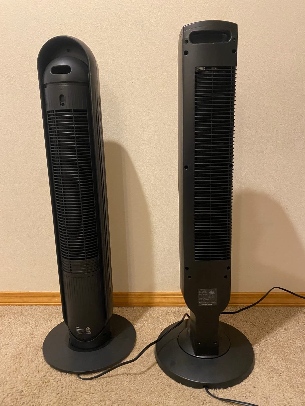 DREO Tower Fan for Bedroom, Upgraded 28ft/s High Velocity, 20dB Quiet | 9 Speeds, 4 Modes, 12H Timer, 90° Oscillating Cooling Standing Fan for Indoor Home Office Room, 42 inch customer photo 1