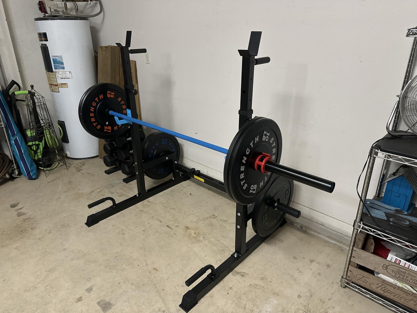 JX FITNESS Squat Rack, Barbell Rack, Bench Press Rack Push Up Multi-Function Weight Lifting Gym/Home Gym customer photo 2