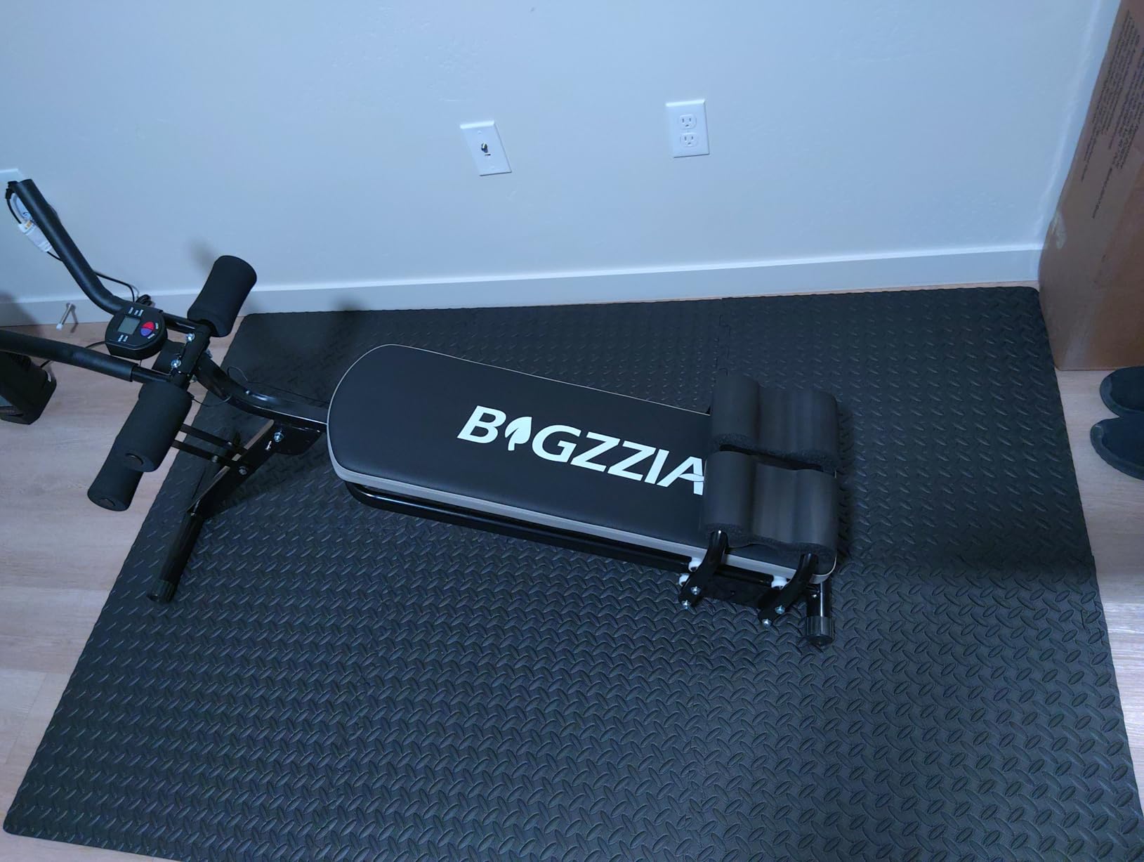 Bigzzia Ab Machine, 5-in-1 Adjustable Ab Workout Bench Core Abdomen Trainer for Stomach Workout, Crunch Machine Exercise Equipment for Home Gym - Sit UP, Push UP, Leg Press, Glider, Roman Chair, 330lbs Capacity customer photo 2