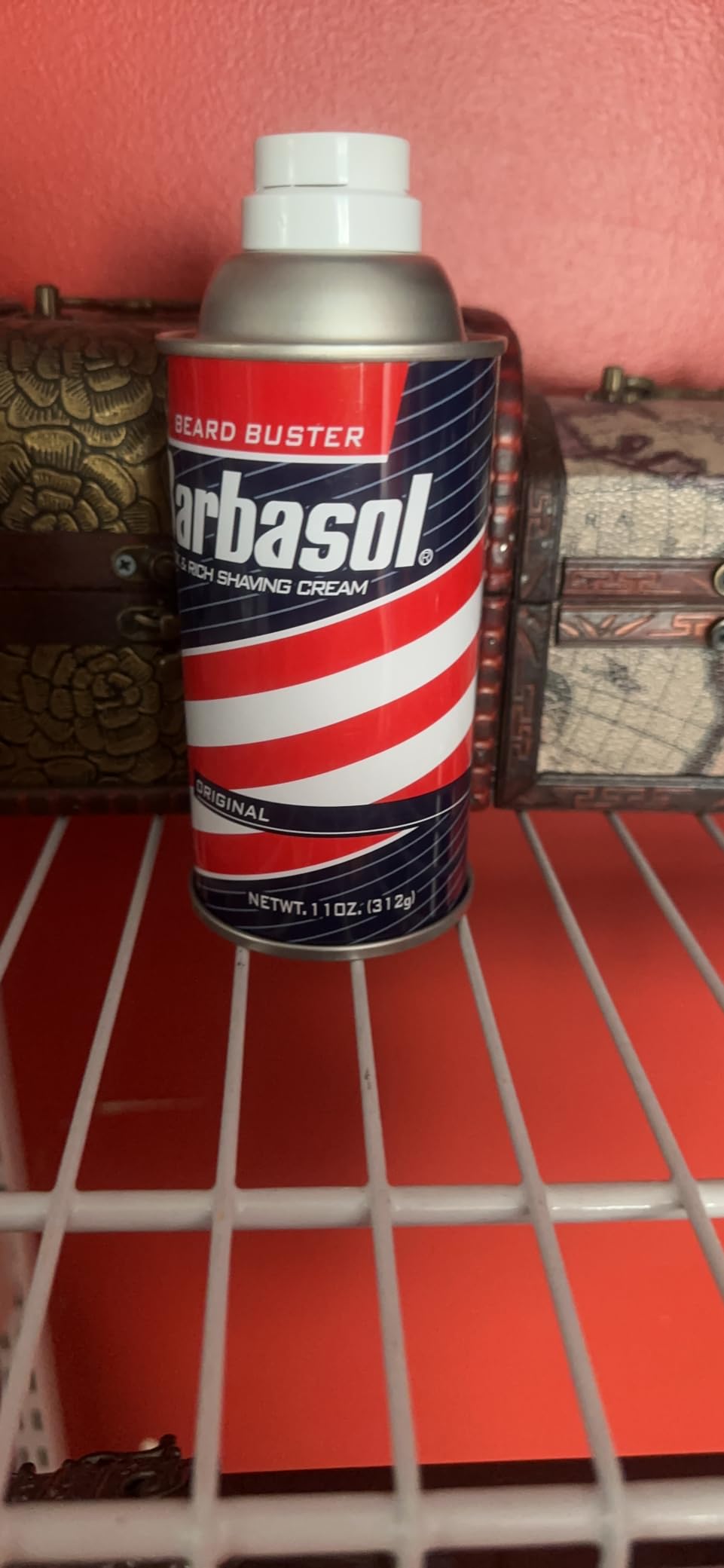 Barbasol Diversion Safe Stash Can with Food Grade Smell Proof Bag with Hidden Compartment for Keys, Cash and Valuables-Steel Material customer photo 1