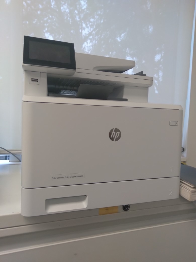 HP Color LaserJet Enterprise M480f Multifunction Duplex Printer, Print, scan, Copy, Fast speeds, Easy Setup, Advanced Security, Best for Small Teams, Ethernet/USB only (3QA55A) customer photo 1
