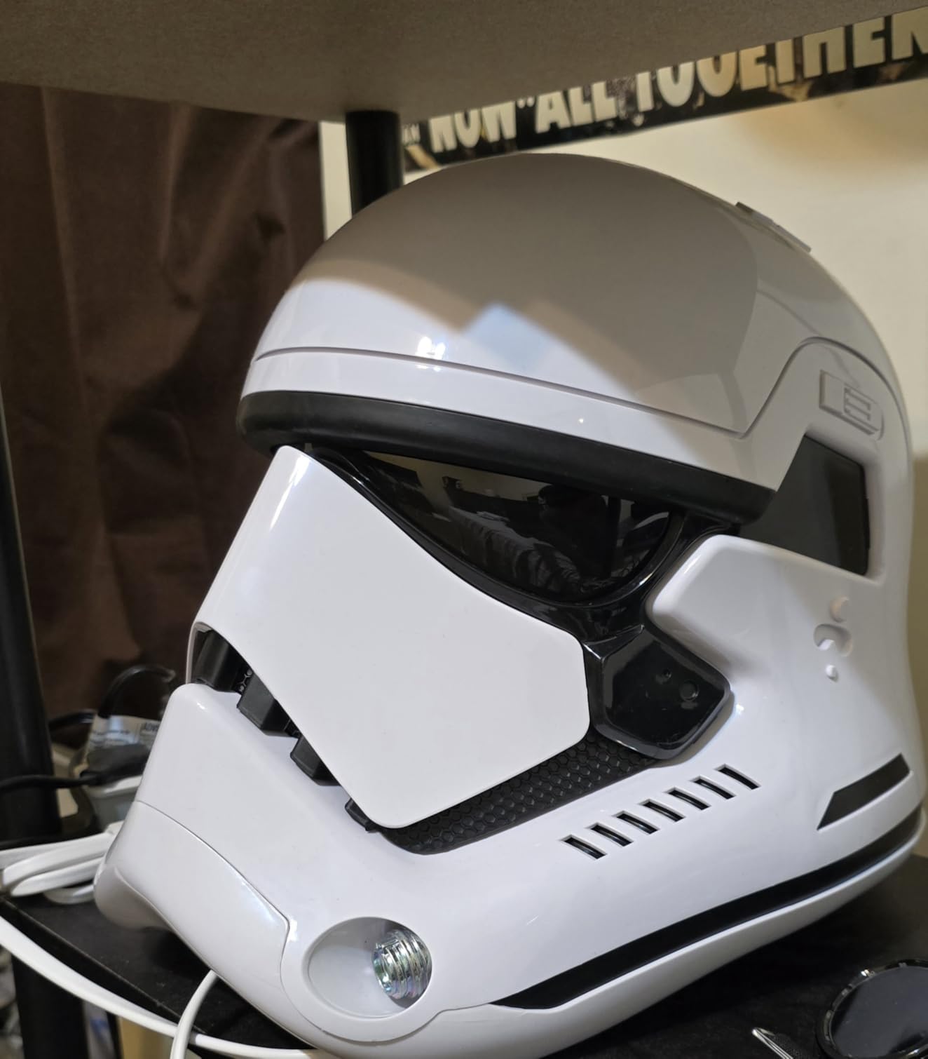 STAR WARS The Black Series First Order Stormtrooper Premium Electronic Helmet, The Last Jedi Roleplay Collectible (Amazon Exclusive) customer photo 1