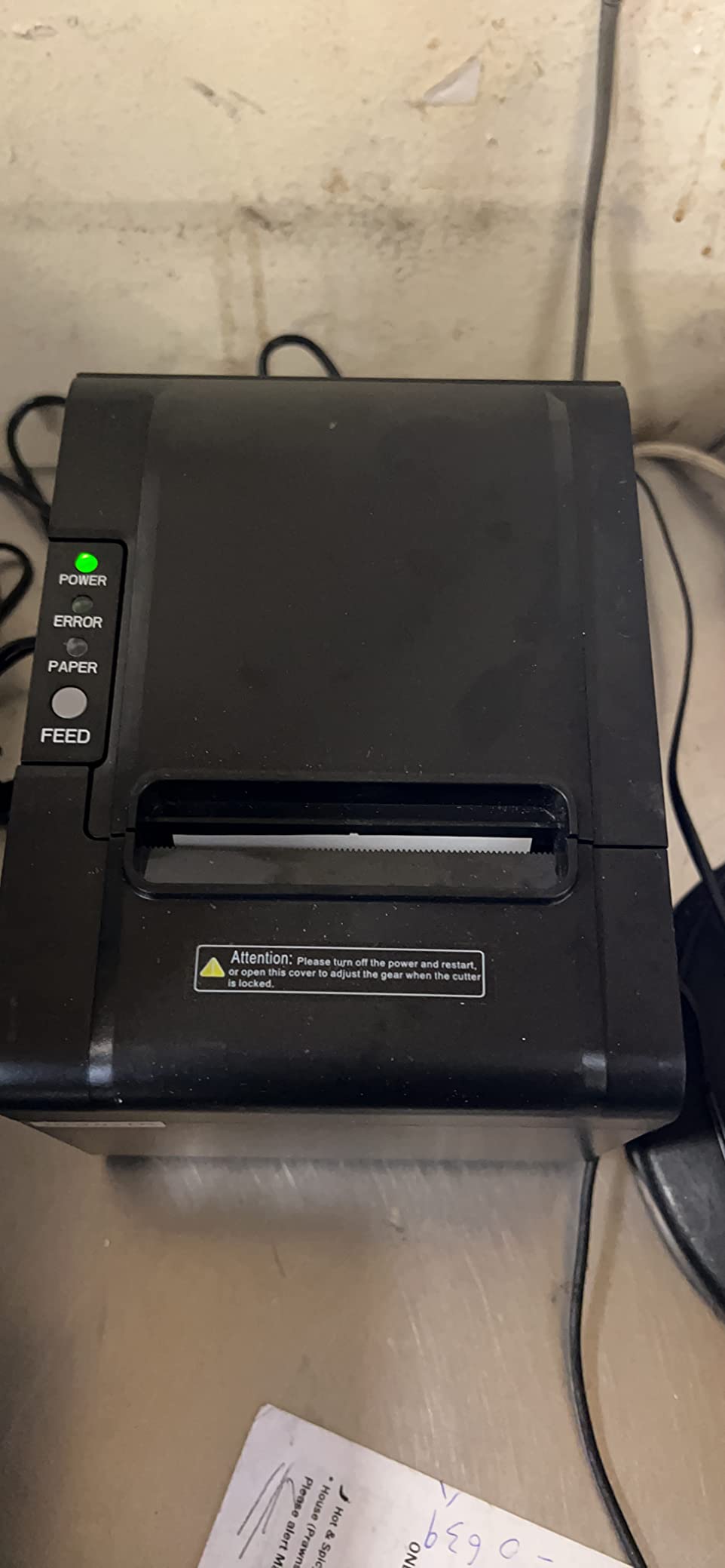 Rongta POS Printer, 80mm USB Thermal Receipt Printer, Restaurant Kitchen Printer with Auto Cutter Support Cash Drawer, USB Serial Ethernet Interface for Windows/Mac/Linux, Do Not Square (RP326) customer photo 1