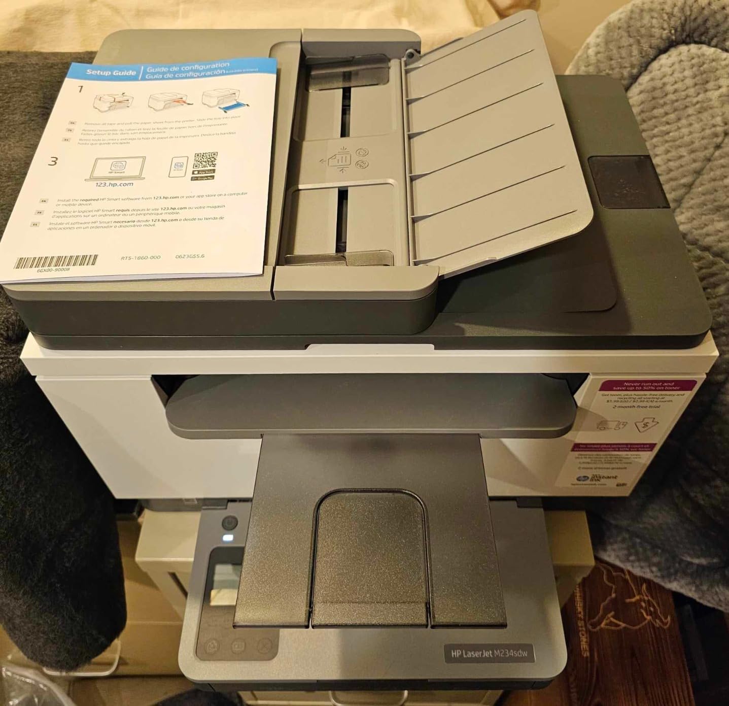 HP LaserJet MFP M234sdw Wireless Printer, Print, Scan, Copy, Fast speeds, Easy Setup, Mobile Printing, Best-for-Small Teams customer photo 2
