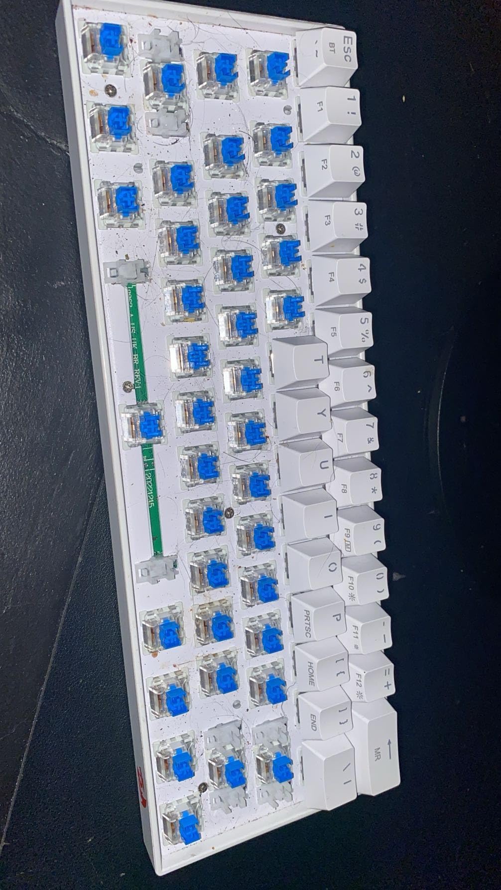 Redragon K630 Dragonborn 60% Wired RGB Gaming Keyboard, 61 Keys Compact Mechanical Keyboard with Linear Red Switch, Pro Driver Support, White customer photo 2