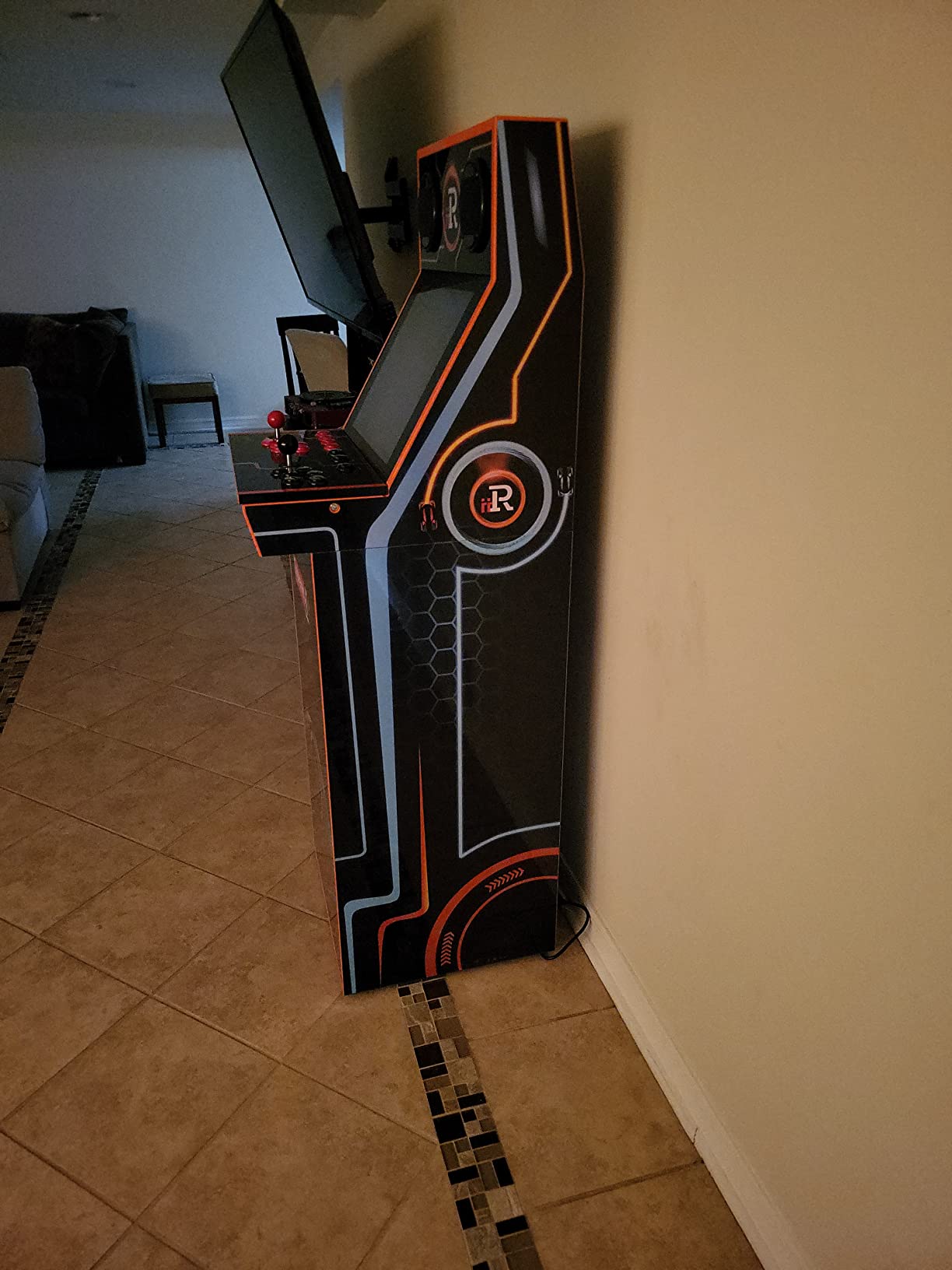 Premium Bartop Arcade Console Original Design 64GB Memory w/Expandable Game Library Wifi, Bluetooth, Sanwa-like Controls. Pre-Loaded With 11 Games Including Dragon's Lair, Beach Buggy Racing and more! customer photo 1