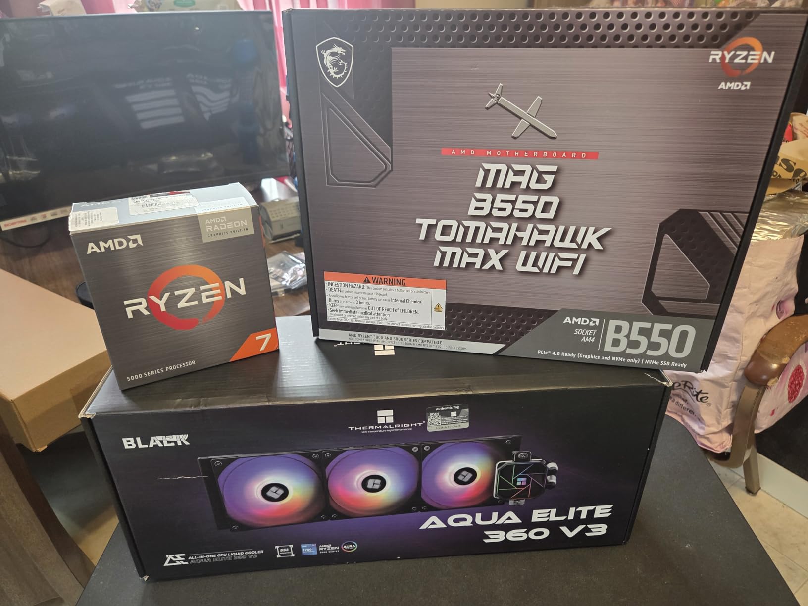 AMD Ryzen™ 7 5700G 8-Core, 16-Thread Desktop Processor with Radeon™ Graphics customer photo 1