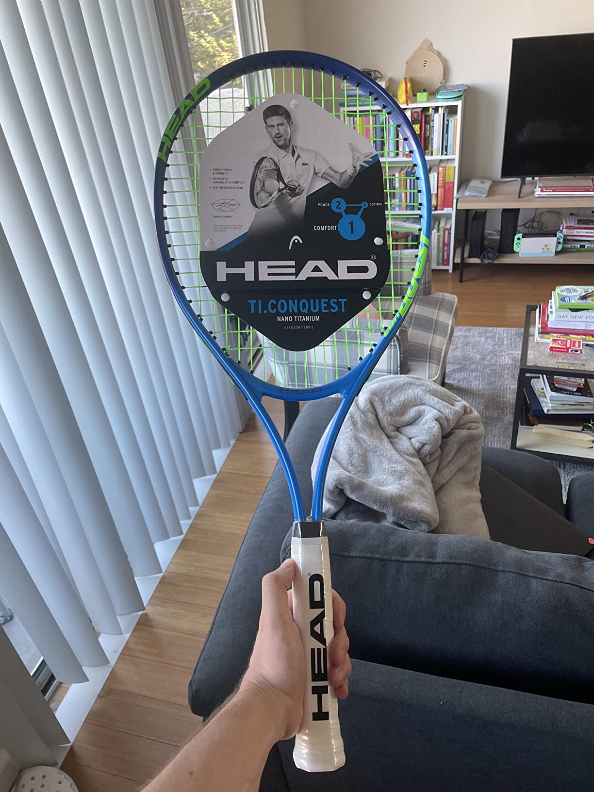 HEAD Ti. Conquest Tennis Racquet customer photo 2