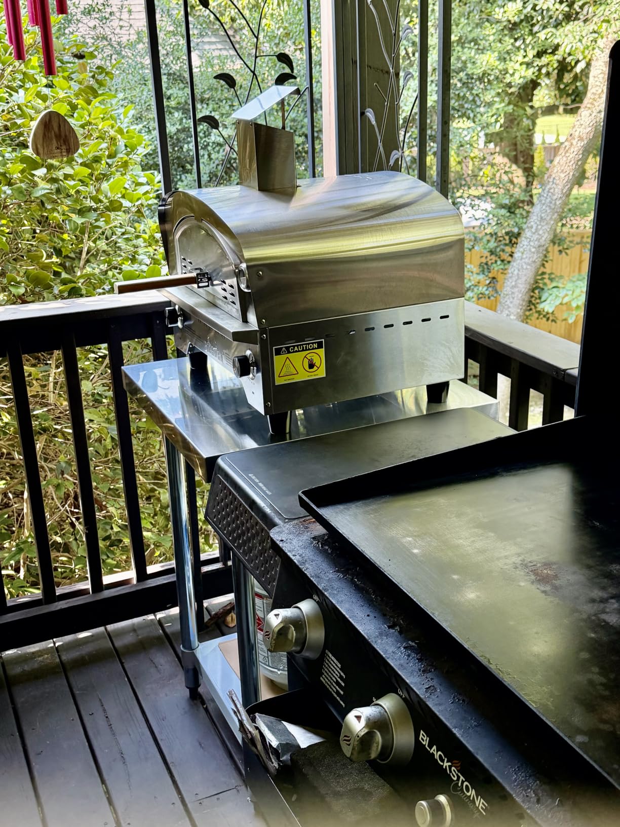 BIG HORN Gas Pizza Oven, Portable Propane Pizza Oven with 15 inch Pizza Stone customer photo 1