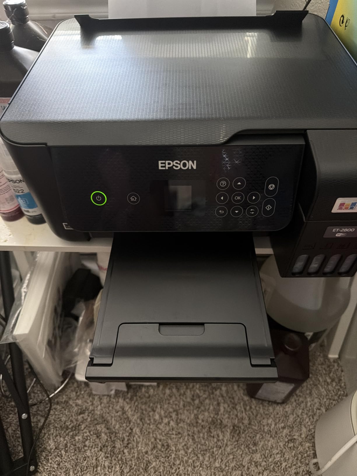 Epson EcoTank ET-2800 Wireless Color All-in-One Supertank Printer - Cartridge-free print, scan, copy customer photo 1