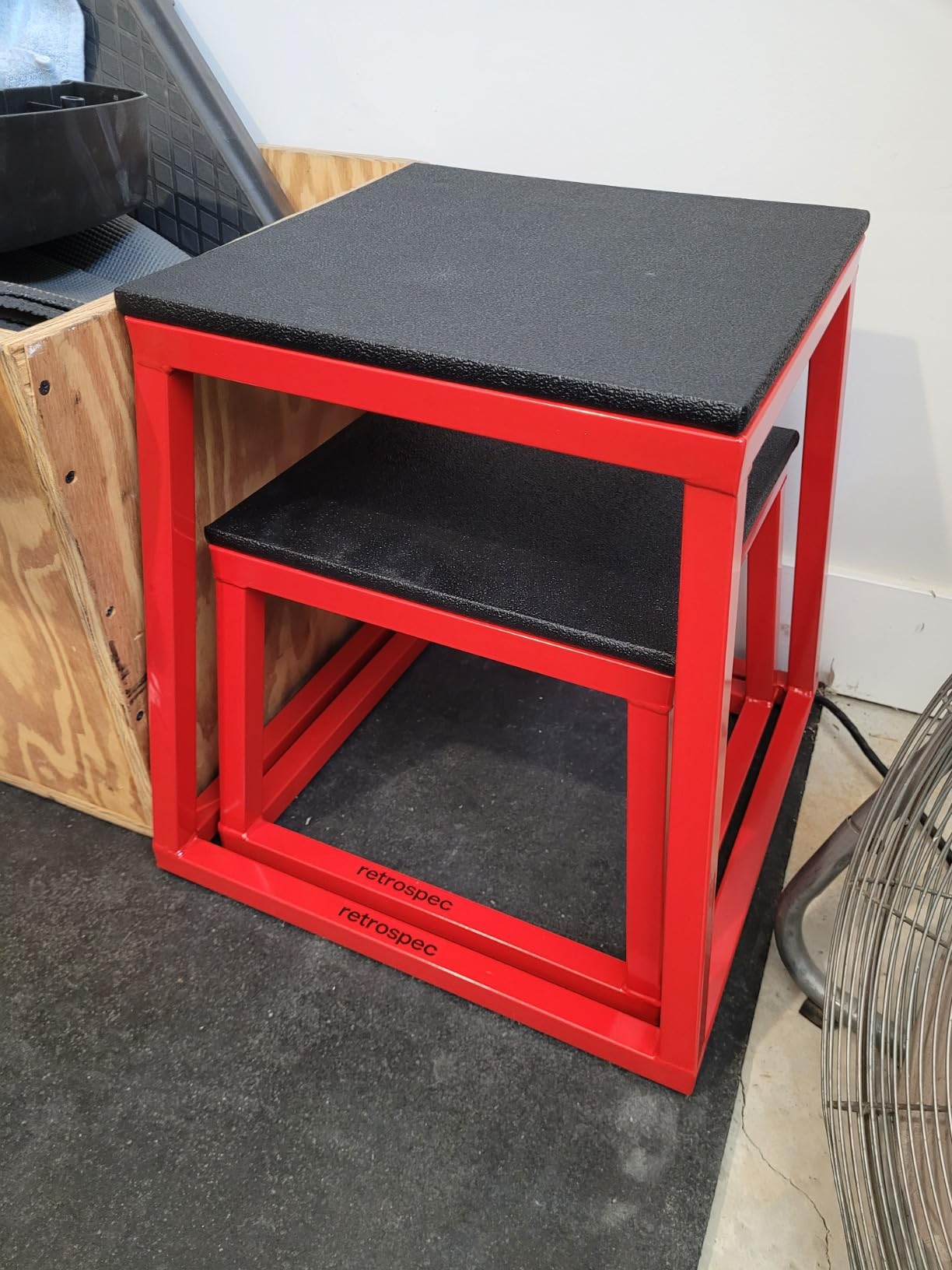 Retrospec Leap Plyo Box Jump Platforms for Home Gym Plyometric Jumping, Strength Training & Jump Box Exercise for Men and Women customer photo 1