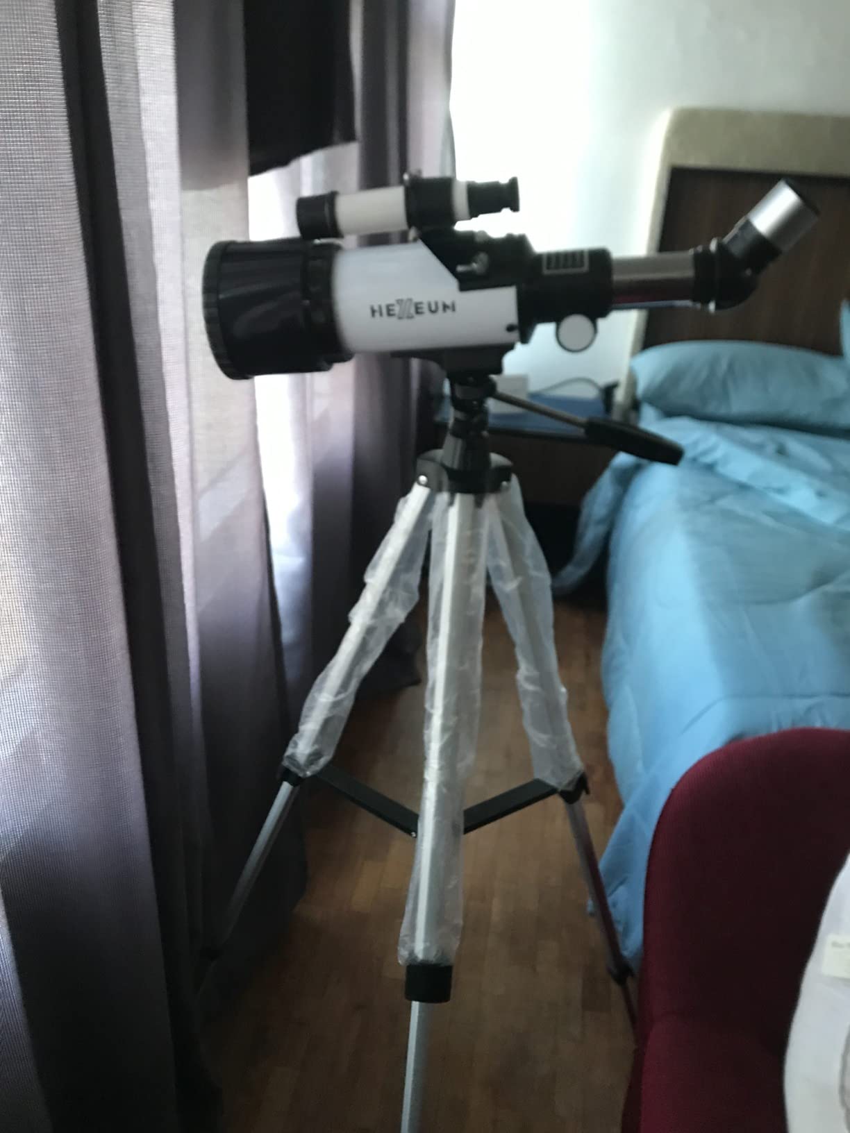 Koolpte 70mm 500mm Telescope for Kids & Beginners, AZ Mount Moon Viewing | Fully Multi-Coated Optics, Family Stargazing Kit with Phone Adapter and Bag customer photo 2